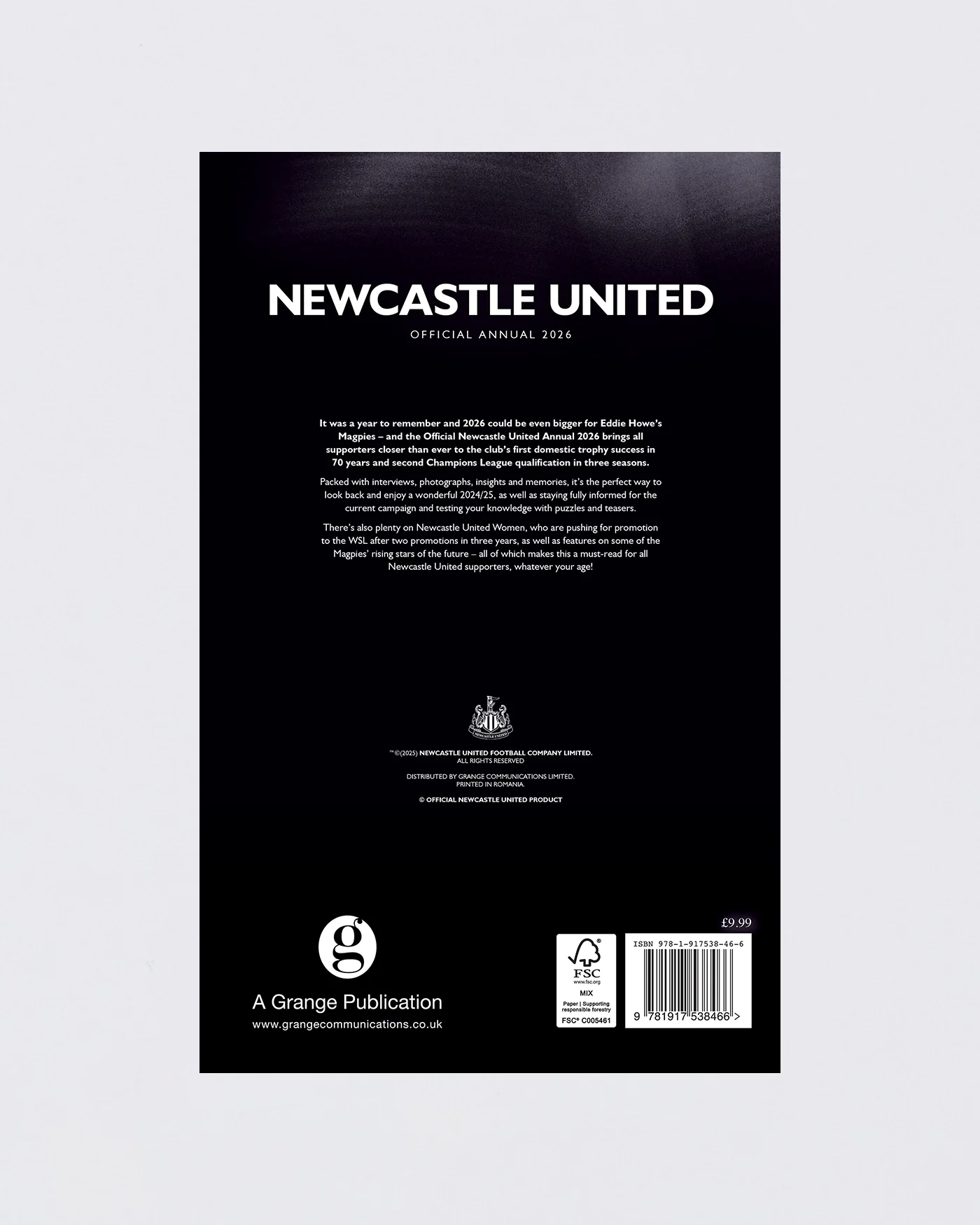 Newcastle United 2026 Annual - Image 4