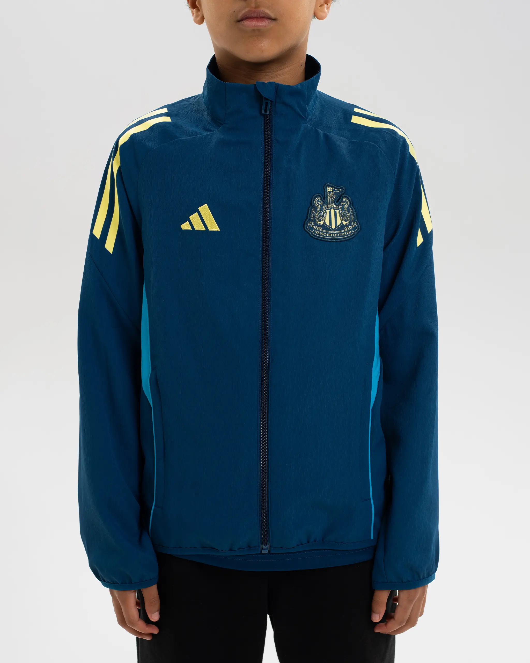 Newcastle United adidas 25/26 Coach's Range Kids' Presentation Jacket - Image 4
