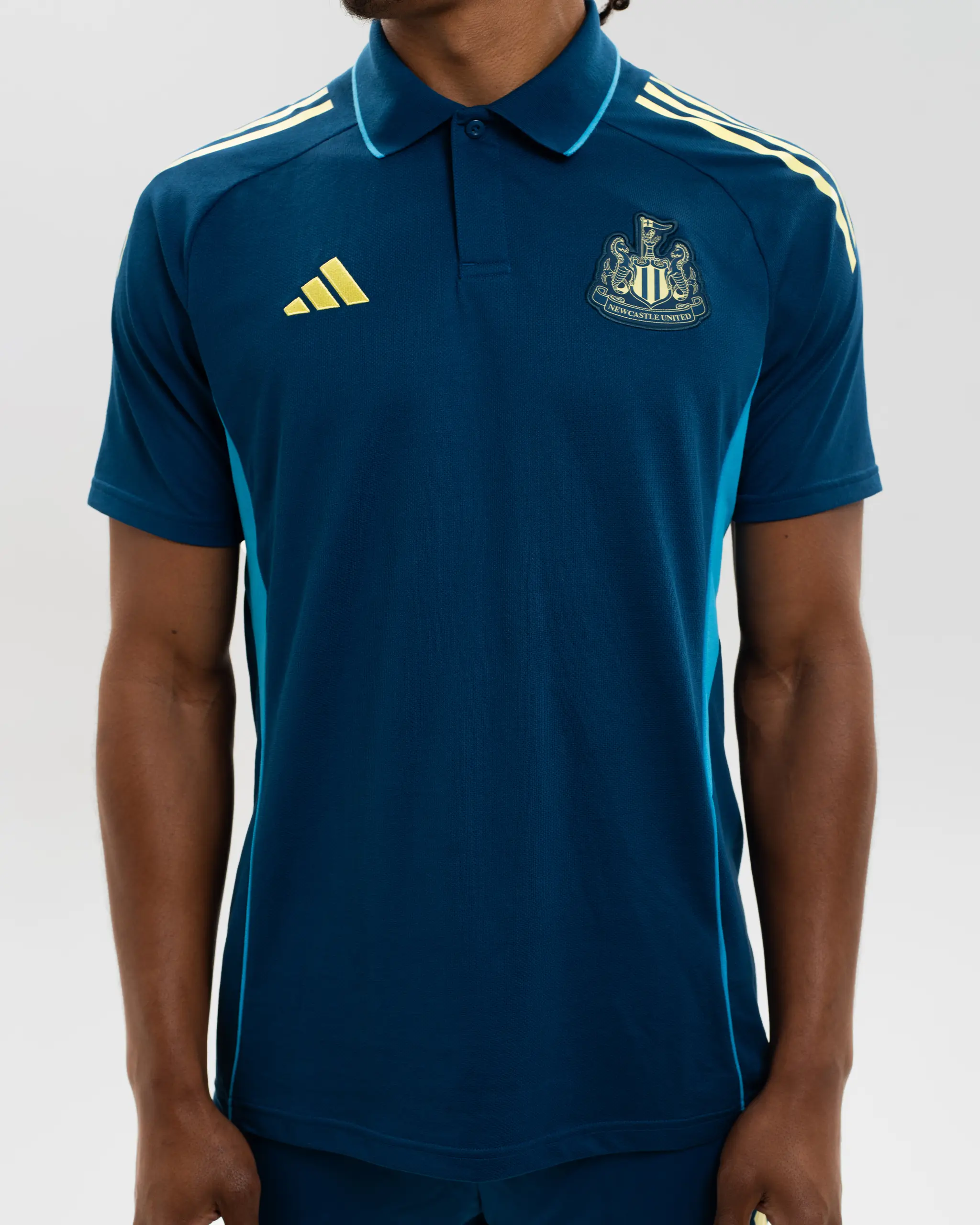 Newcastle United adidas 25/26 Coach's Range Polo Shirt - Image 3