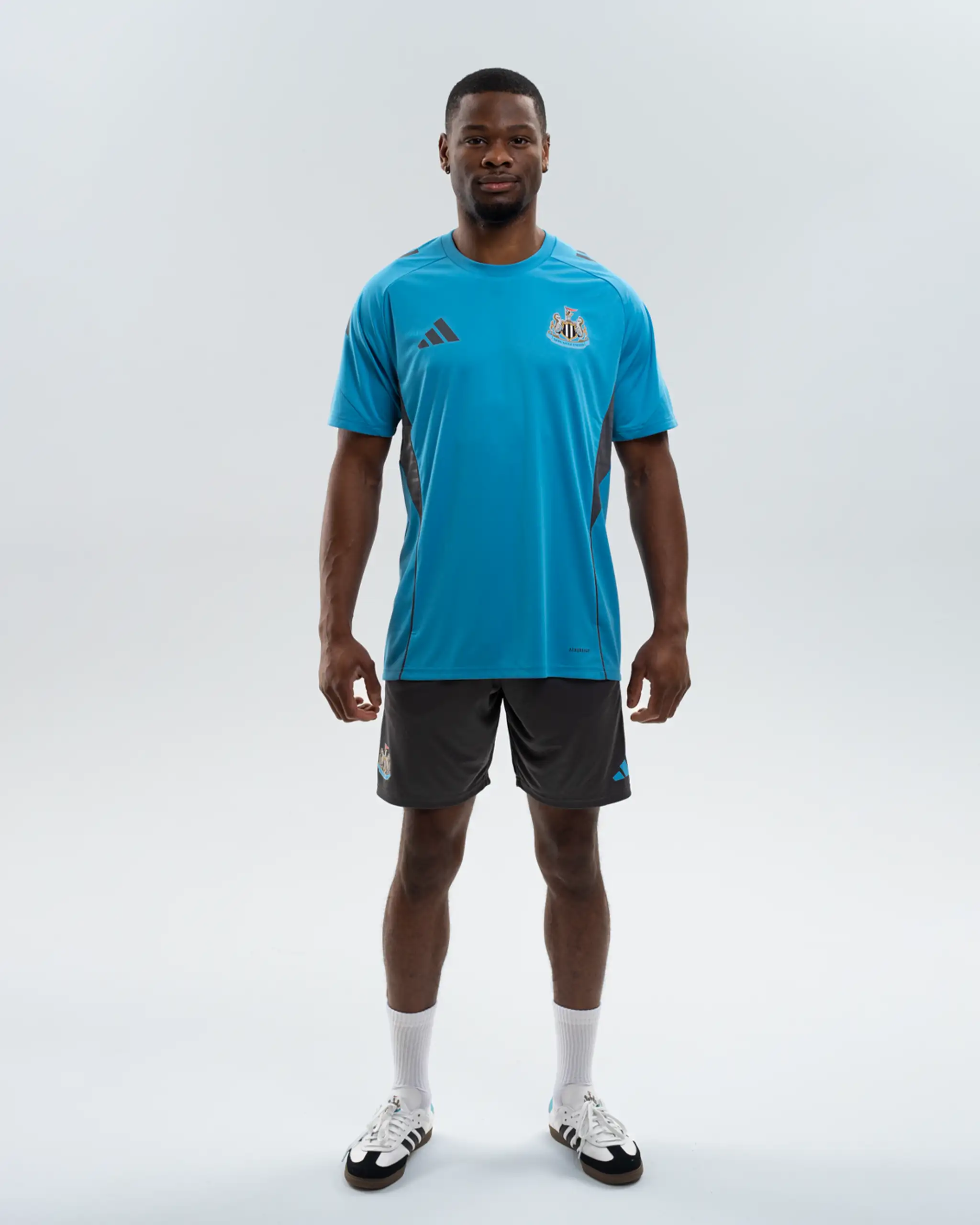 Newcastle United adidas 25/26 Players Range Blue Shirt - Image 2