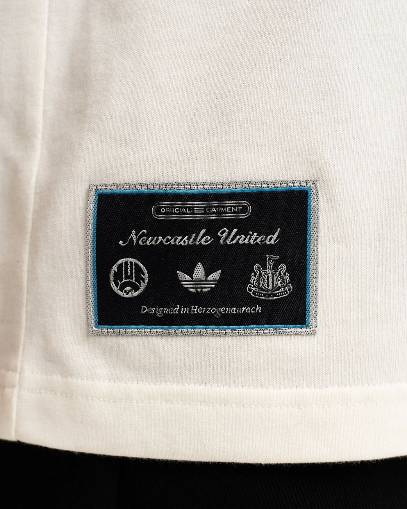 Newcastle United adidas 25/26 Terrace Icons Off White Tee - Image 3