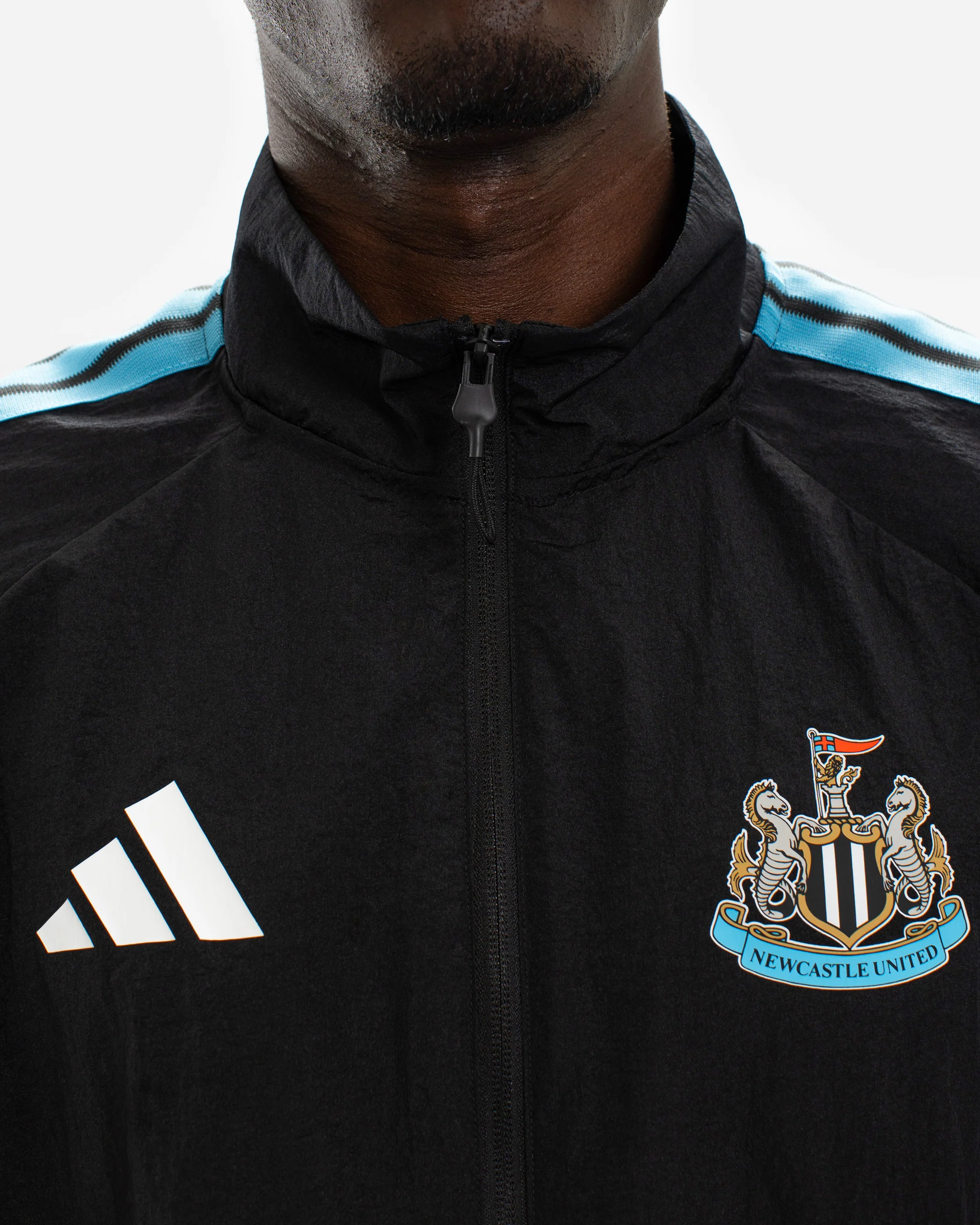 Newcastle United adidas 26/27 Black Anthem Jacket - Image 5