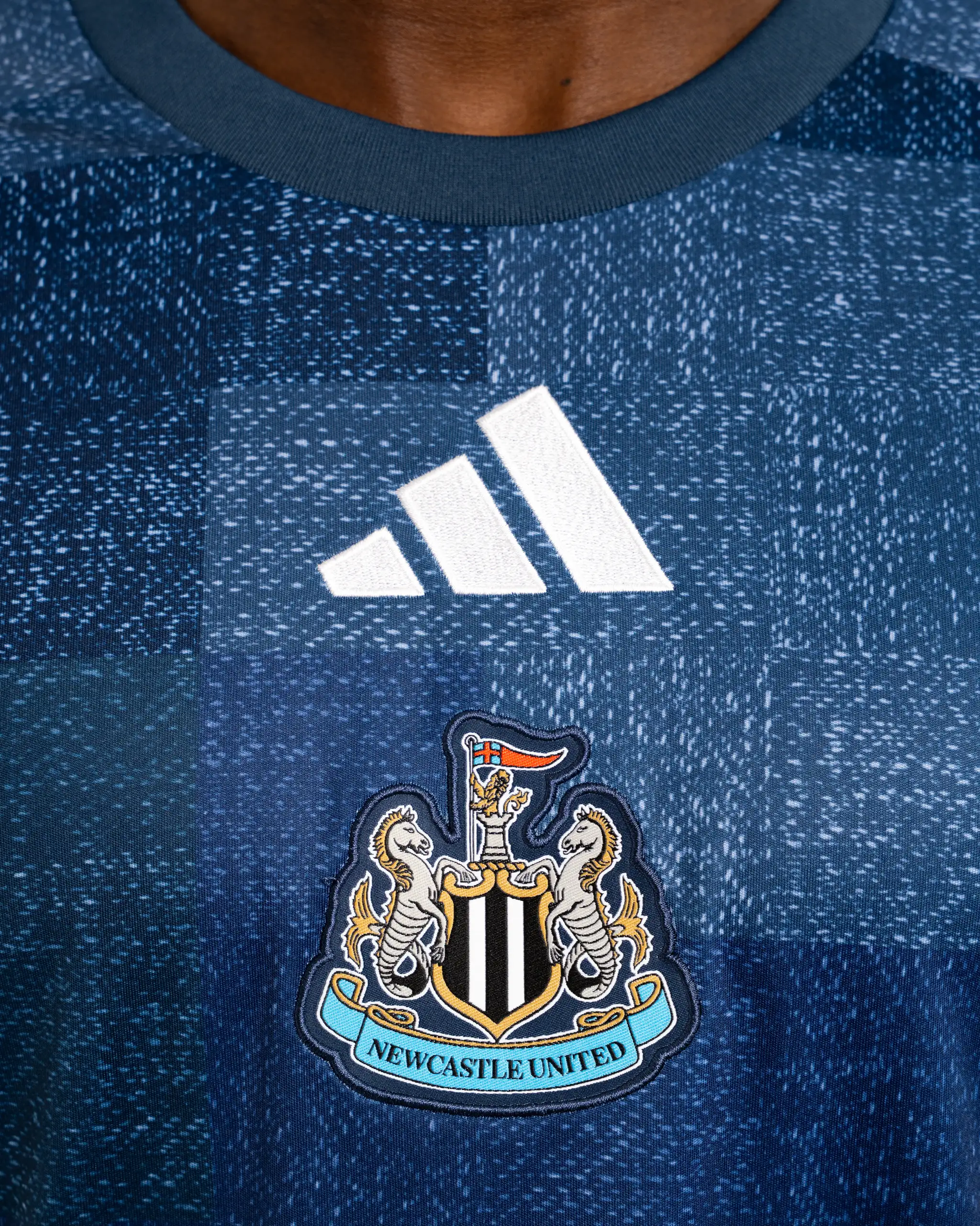 Newcastle United adidas 26/27 Navy Pre-Match Shirt - Image 6