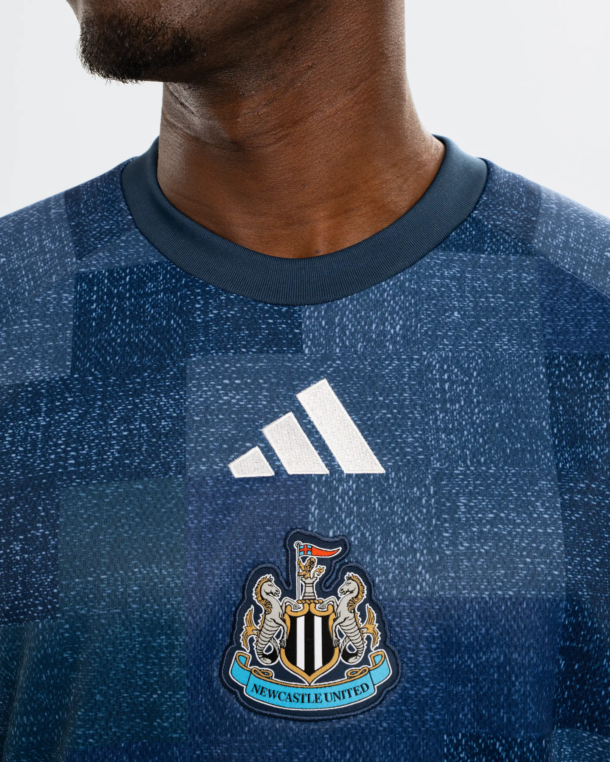 Newcastle United adidas 26/27 Navy Pre-Match Warm Up Top - Image 3