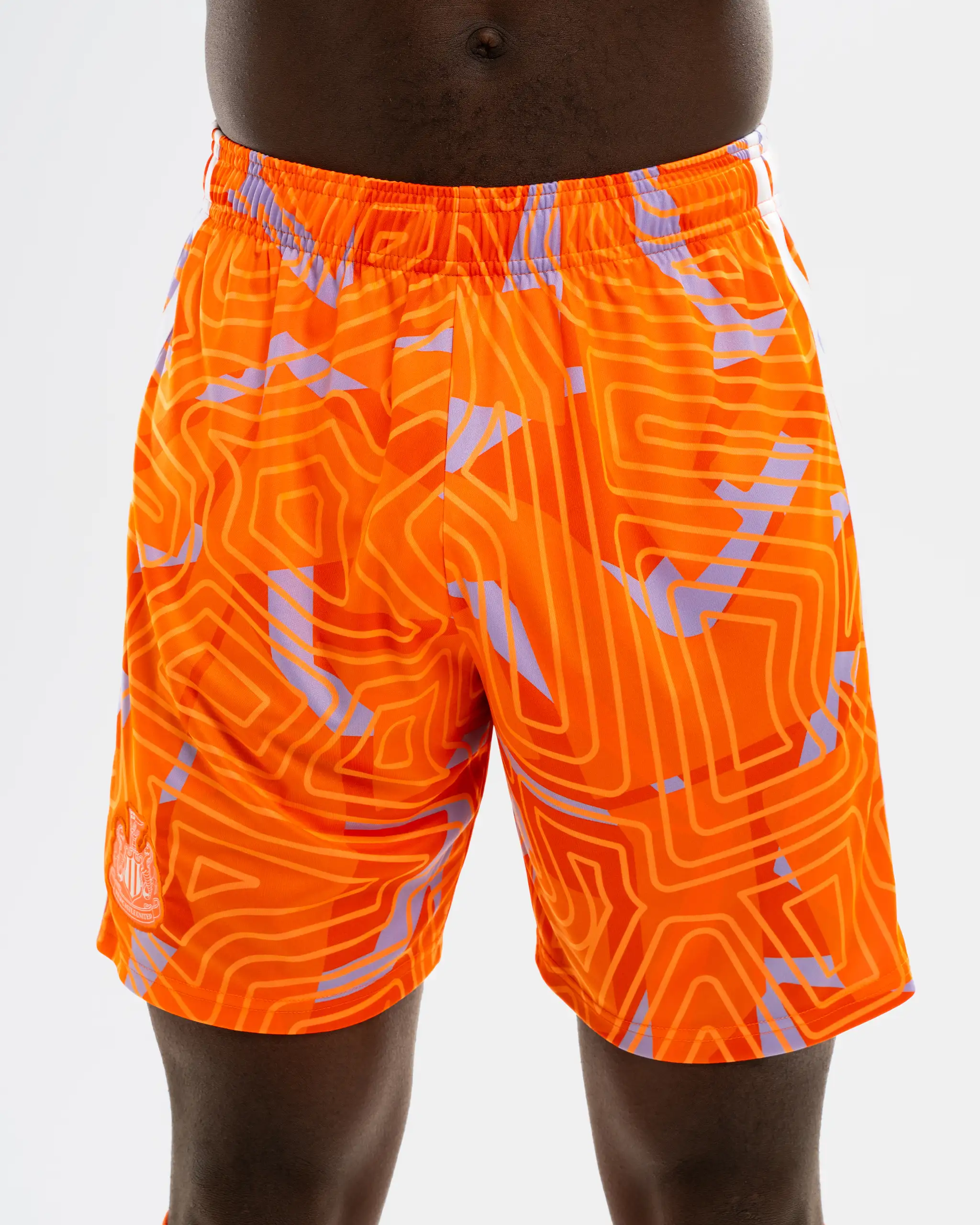 Newcastle United adidas 26/27 Orange Goalkeeper Shorts - Image 3
