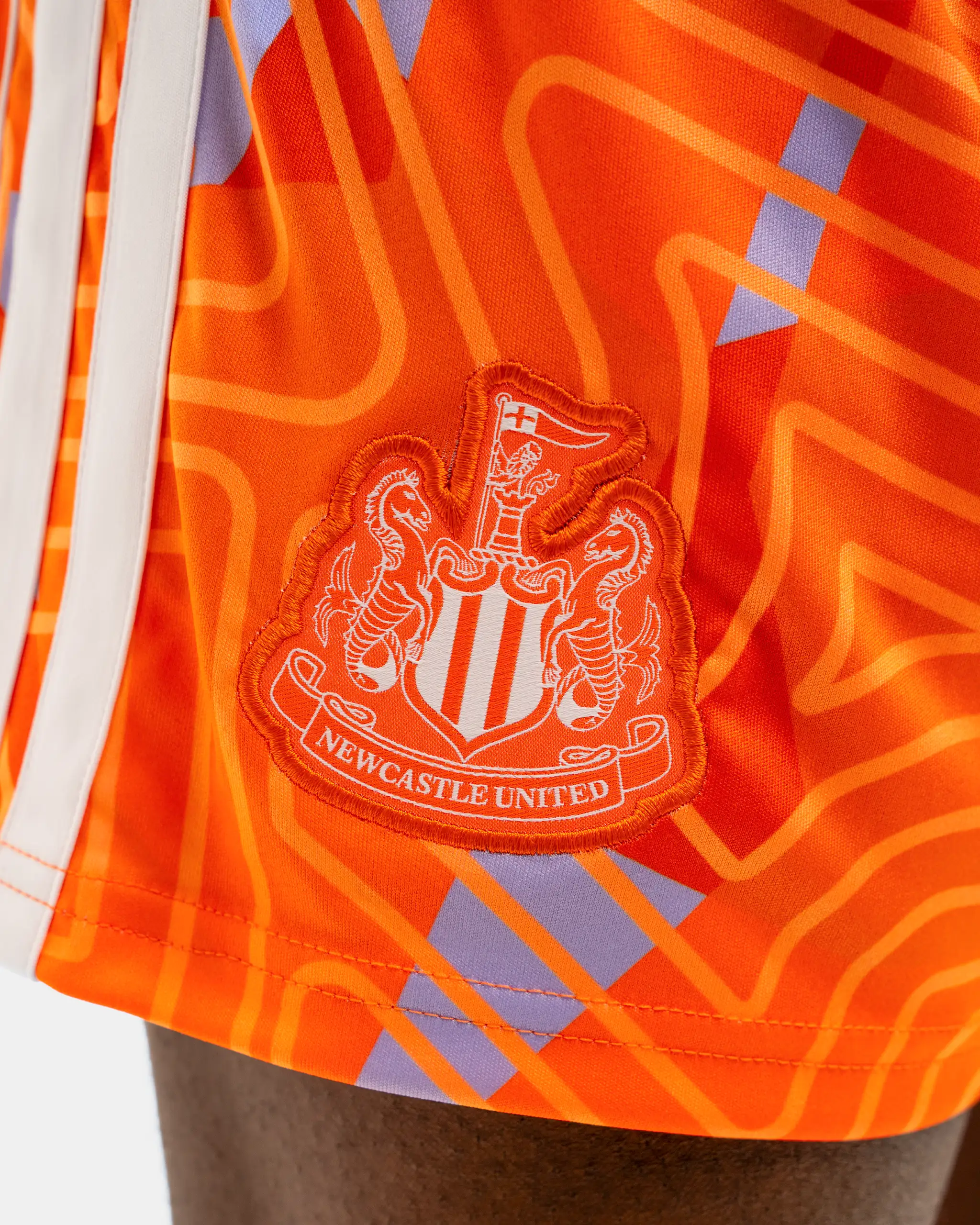 Newcastle United adidas 26/27 Orange Goalkeeper Shorts - Image 4