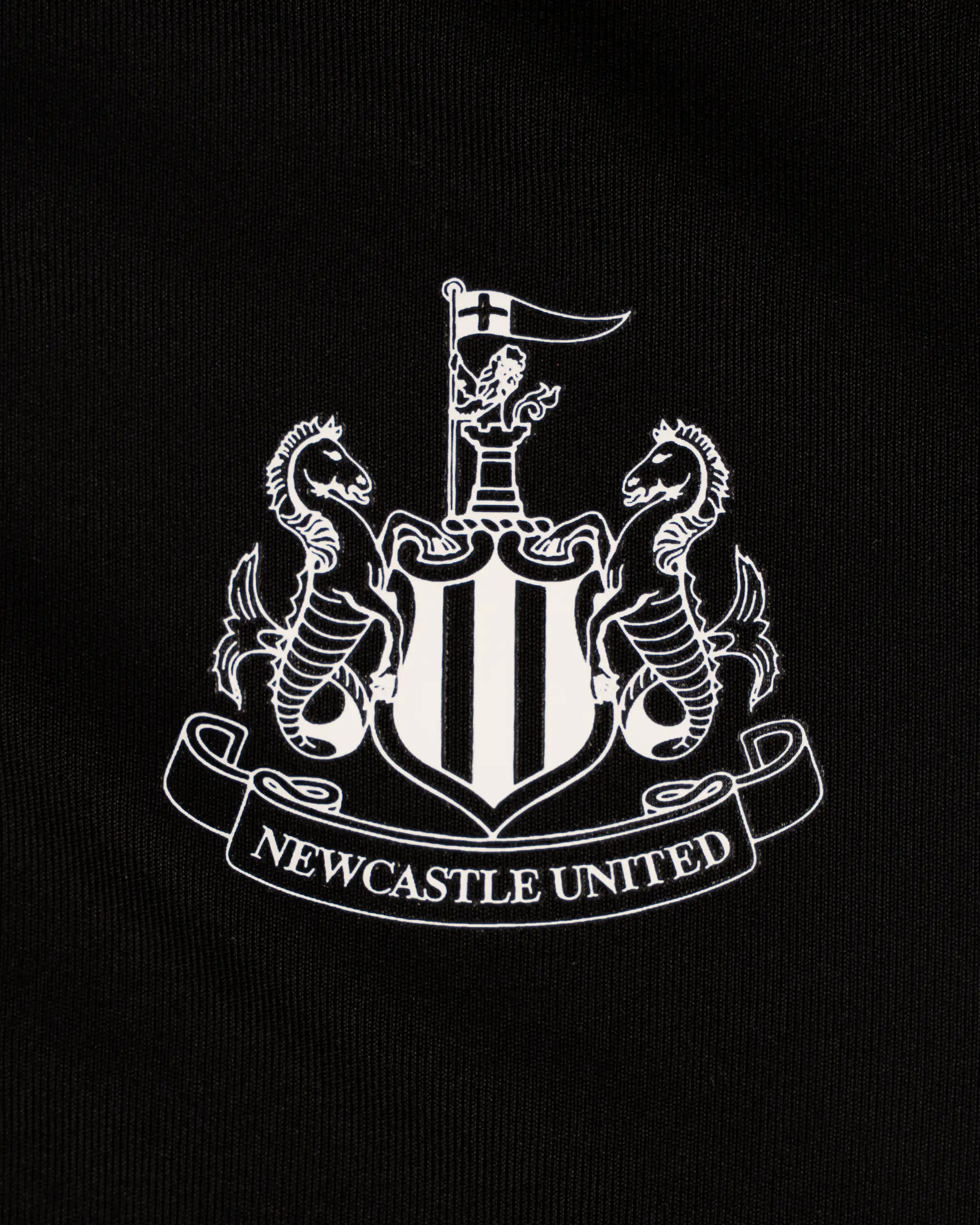 Newcastle United adidas Kids' 3-Stripe Black Tee - Image 3