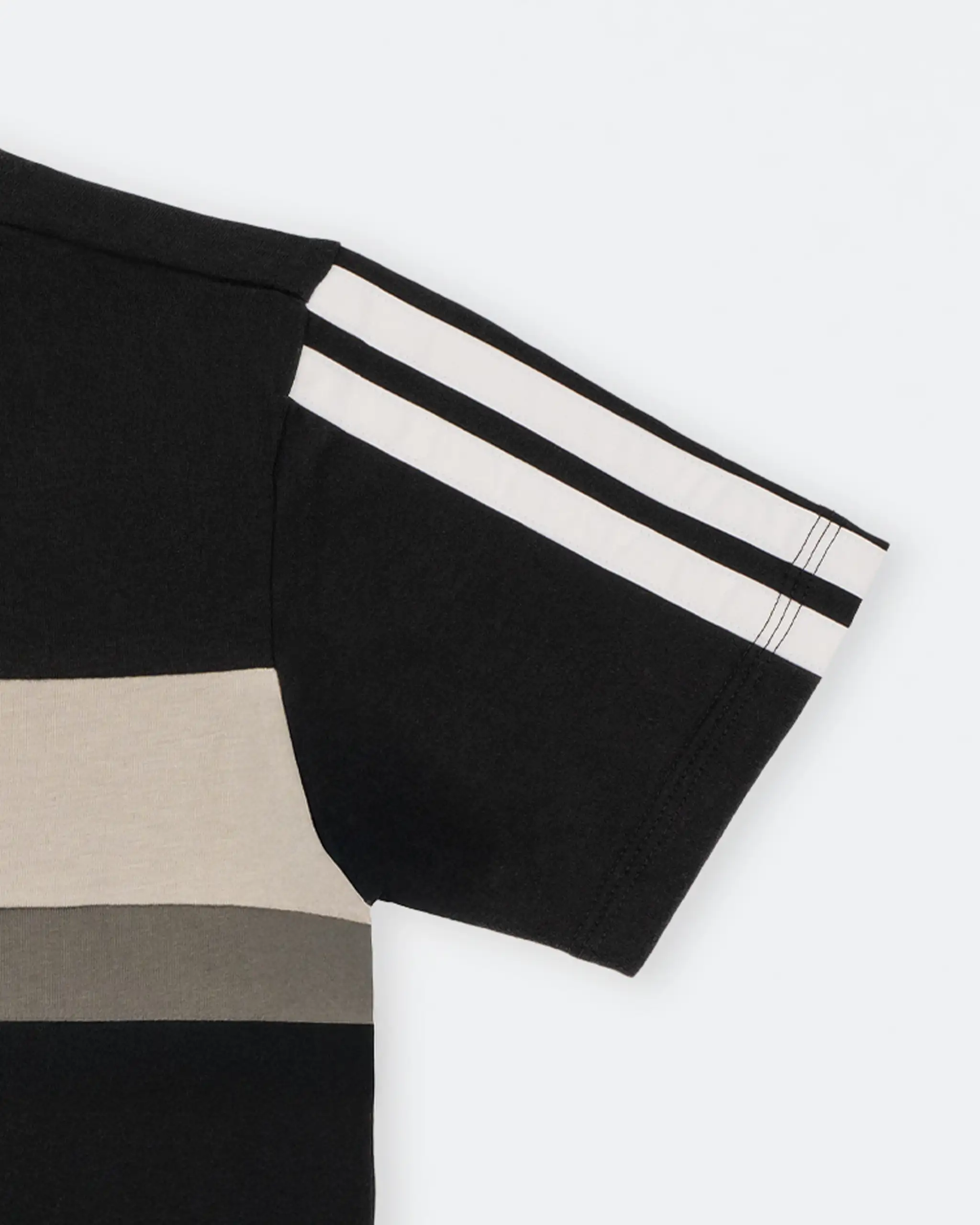 Newcastle United adidas Kids' Black Panel Tee - Image 3