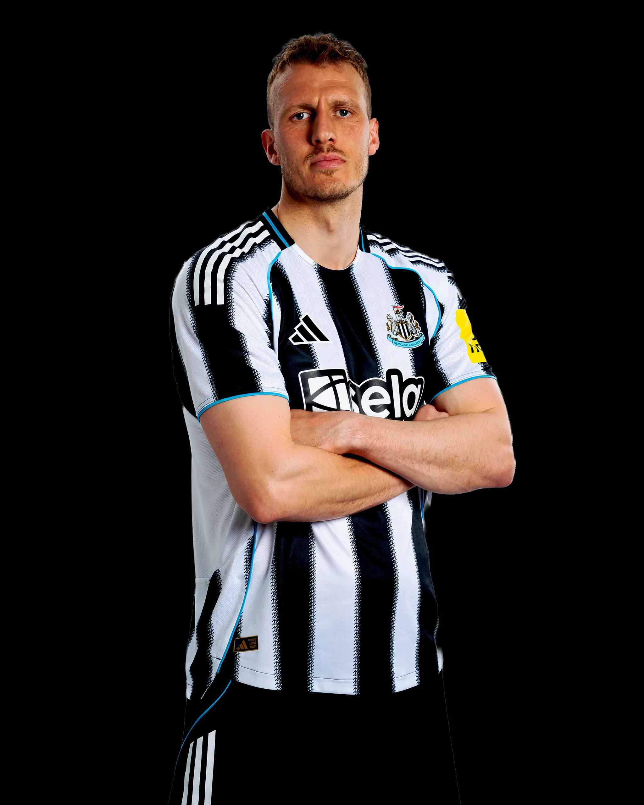 Newcastle United adidas Men's 25/26 Authentic Home Shirt - Image 6
