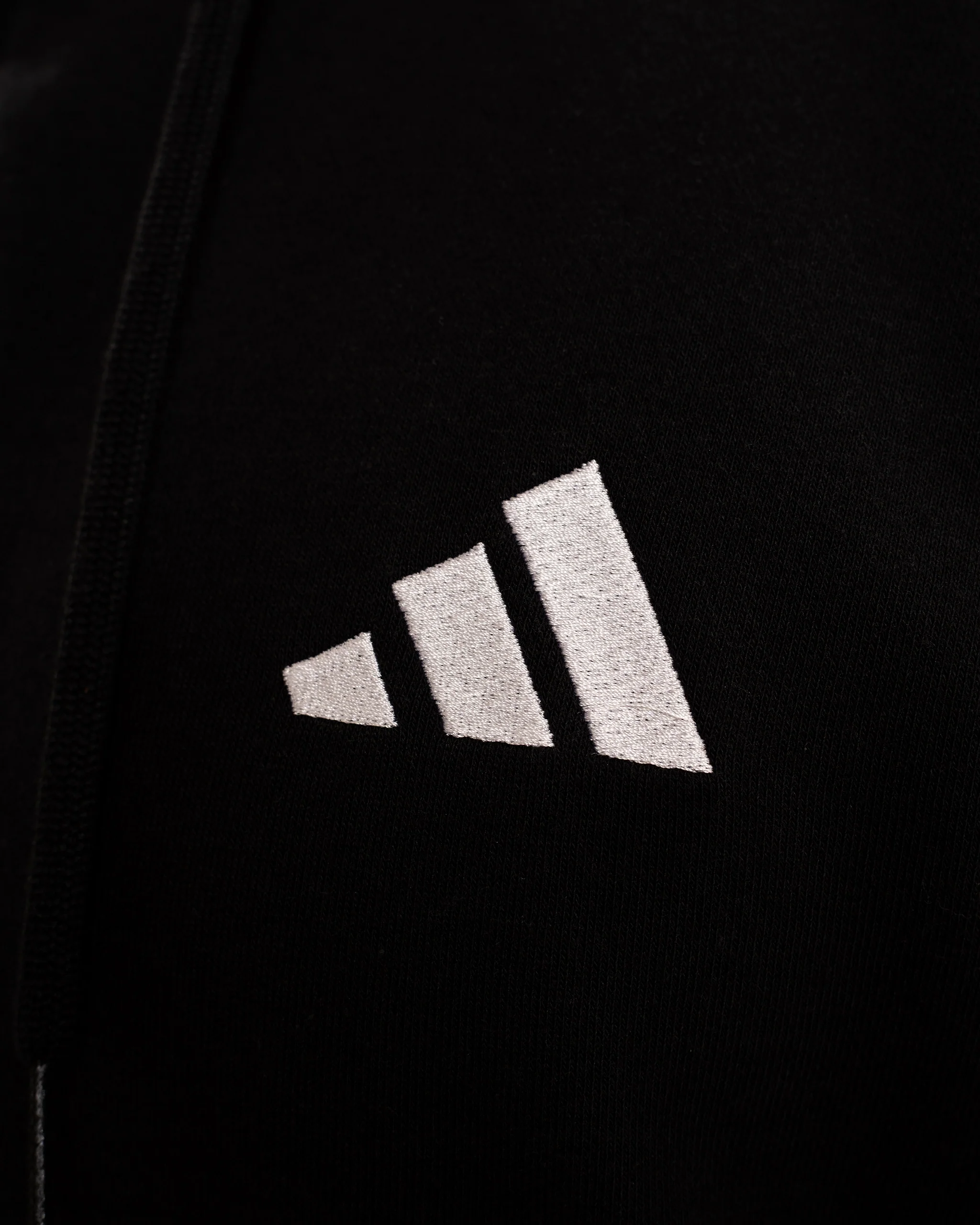 Newcastle United adidas Men's 3-Stripe Black Full Zip Hoodie - Image 8