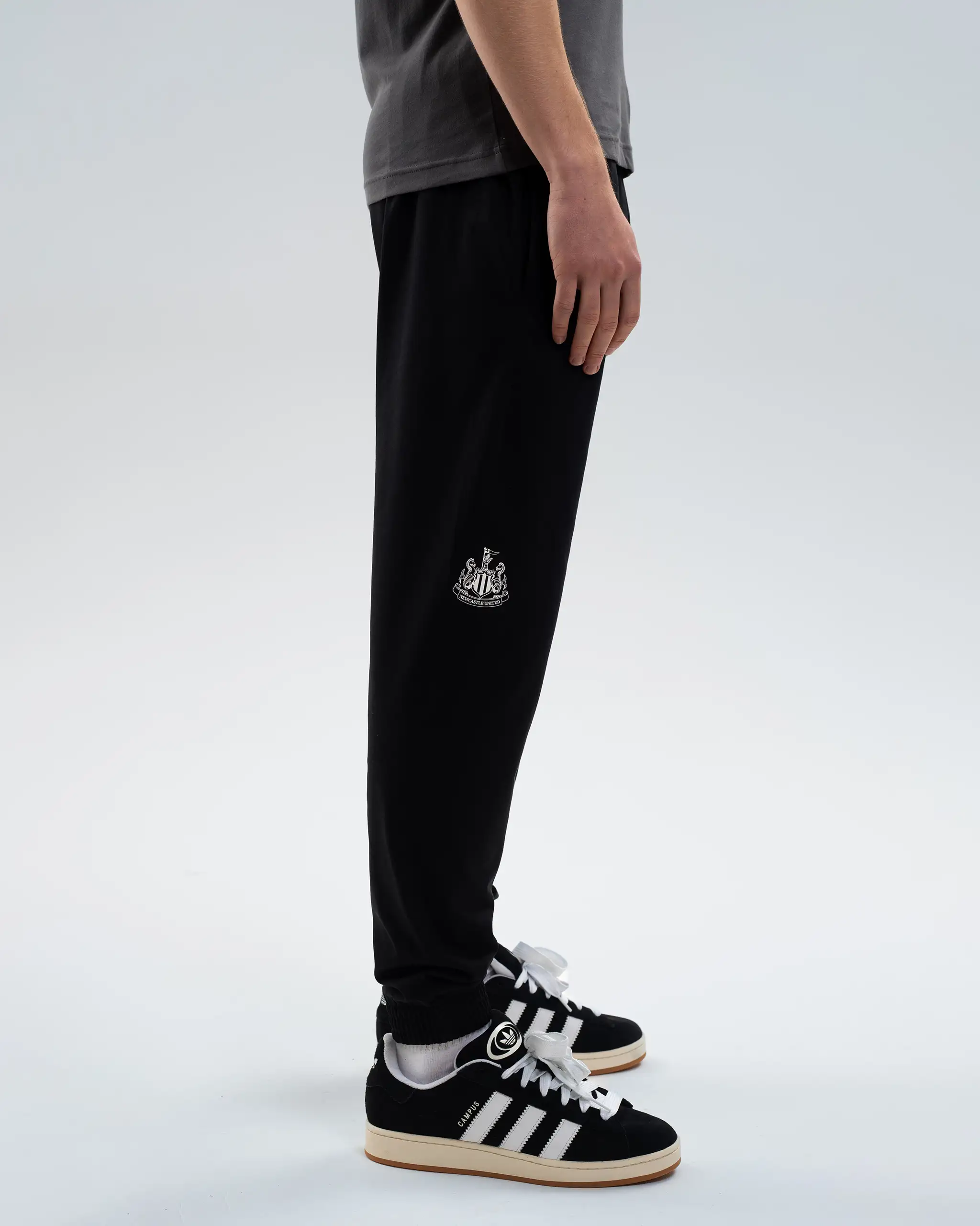 Newcastle United adidas Men's Black Essentials Cuffed Joggers - Image 4
