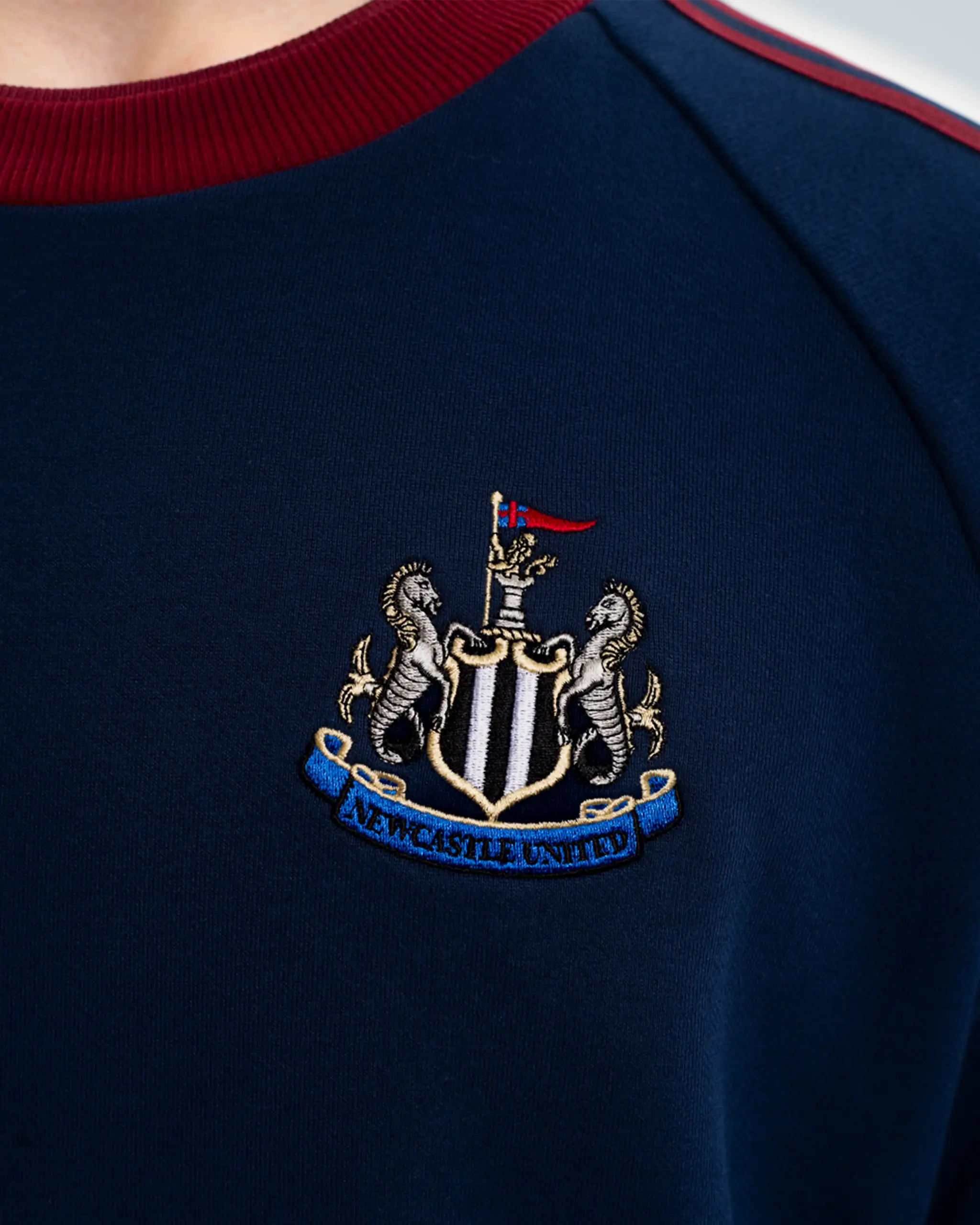 Newcastle United adidas Originals Crew Neck Sweatshirt - Image 5