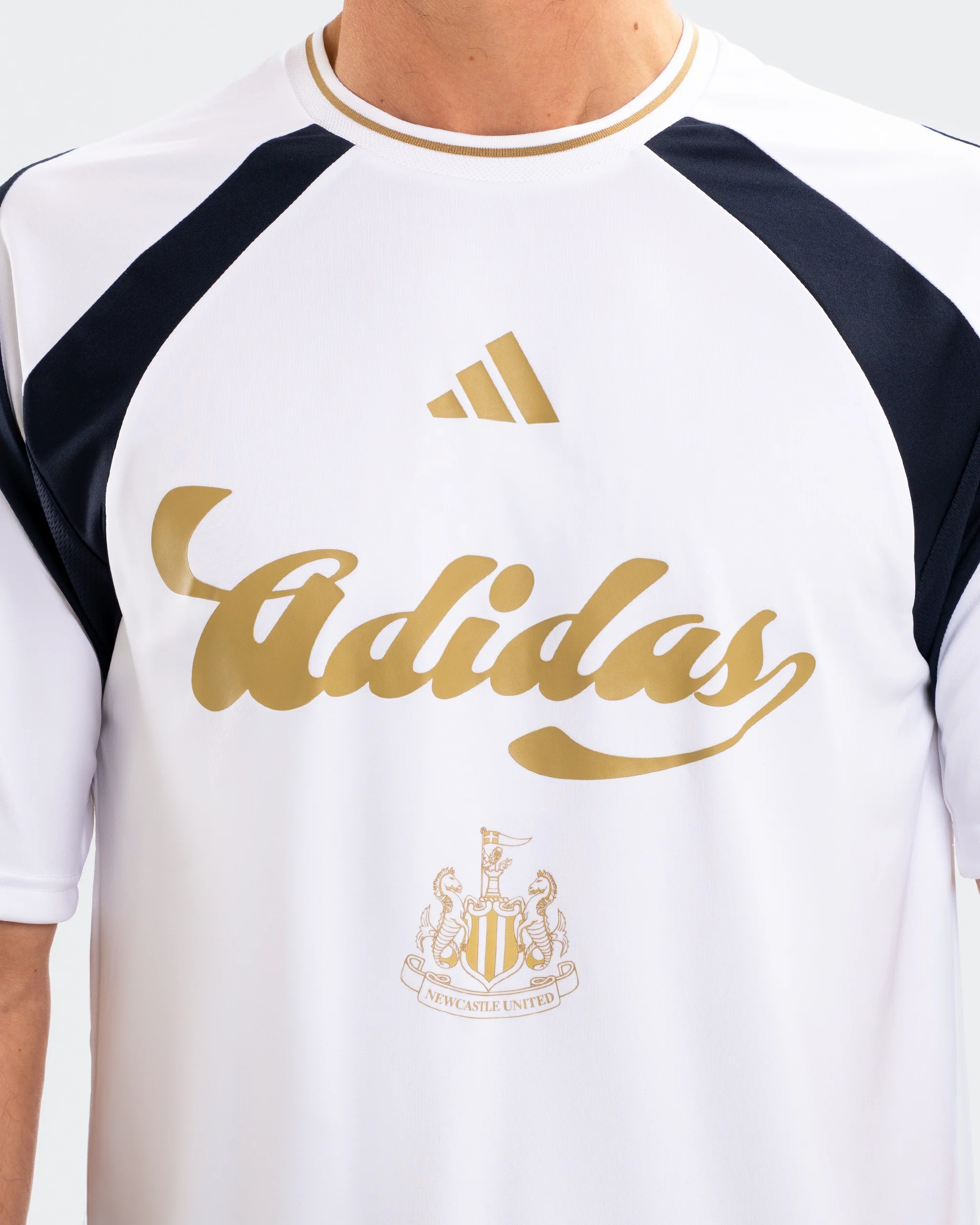 Newcastle United adidas White Tiro Tee - Image 2