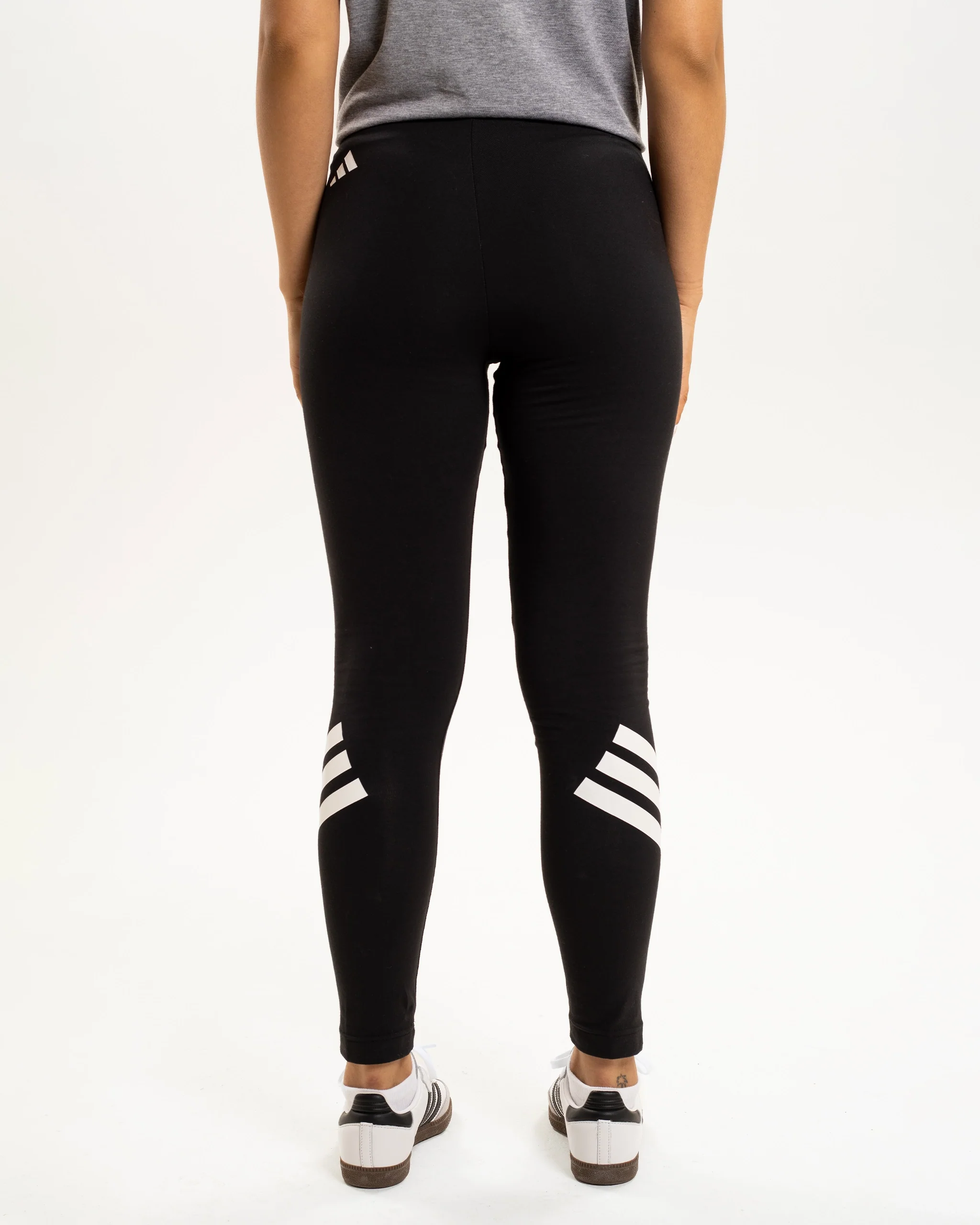 Newcastle United adidas Women's 3-Stripe Black Leggings - Image 3