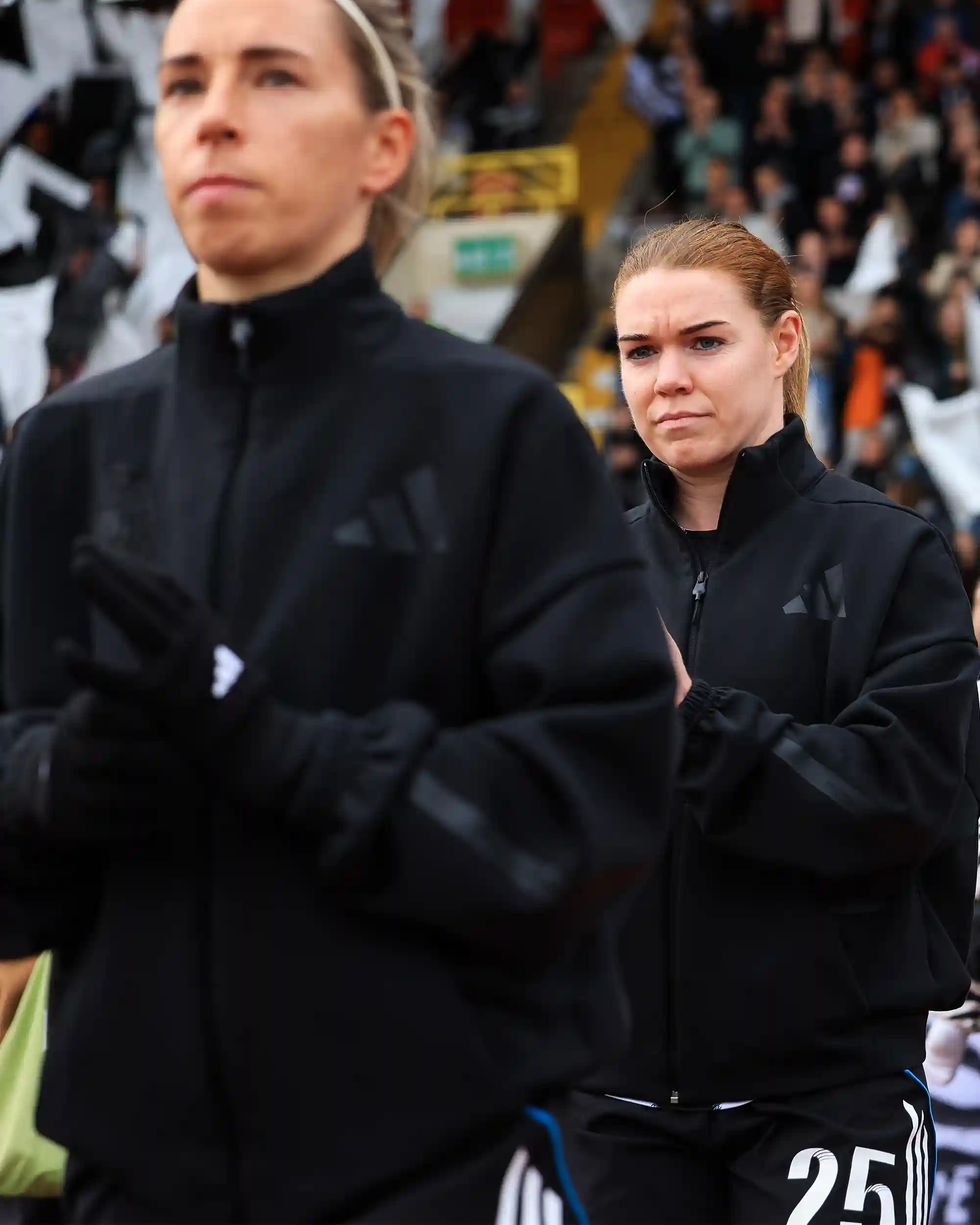 Newcastle United adidas Women's Black Walk Out Jacket - Image 3