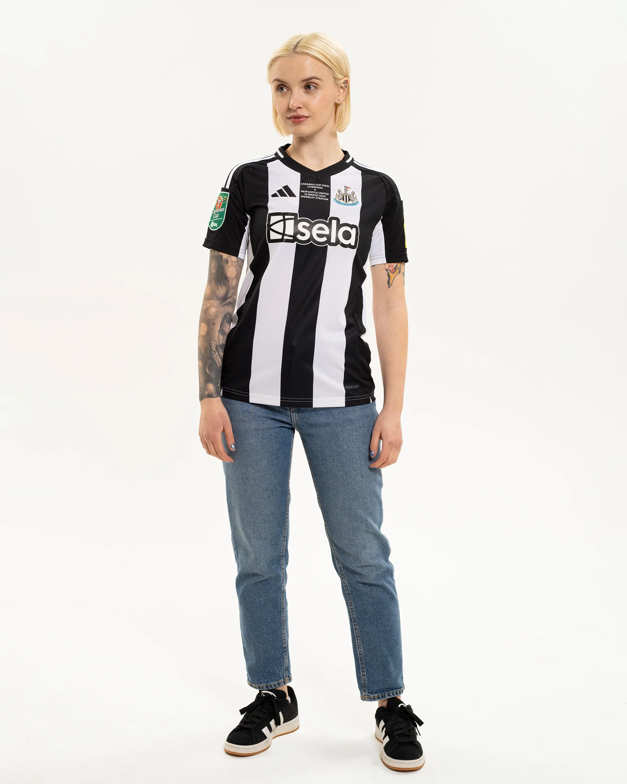 Newcastle United adidas Women's Carabao Cup 2025 Winners Shirt - Image 4