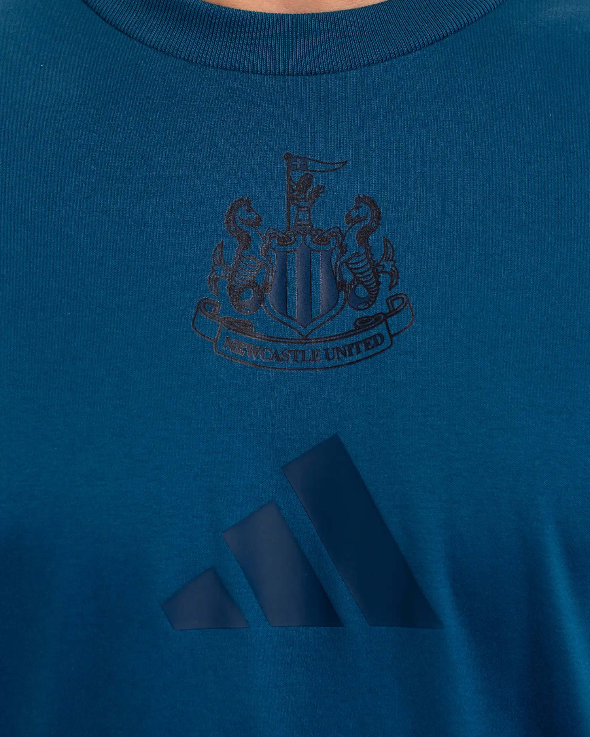 Newcastle United adidas Z.N.E Men's Dusky Petrol T-Shirt - Image 2