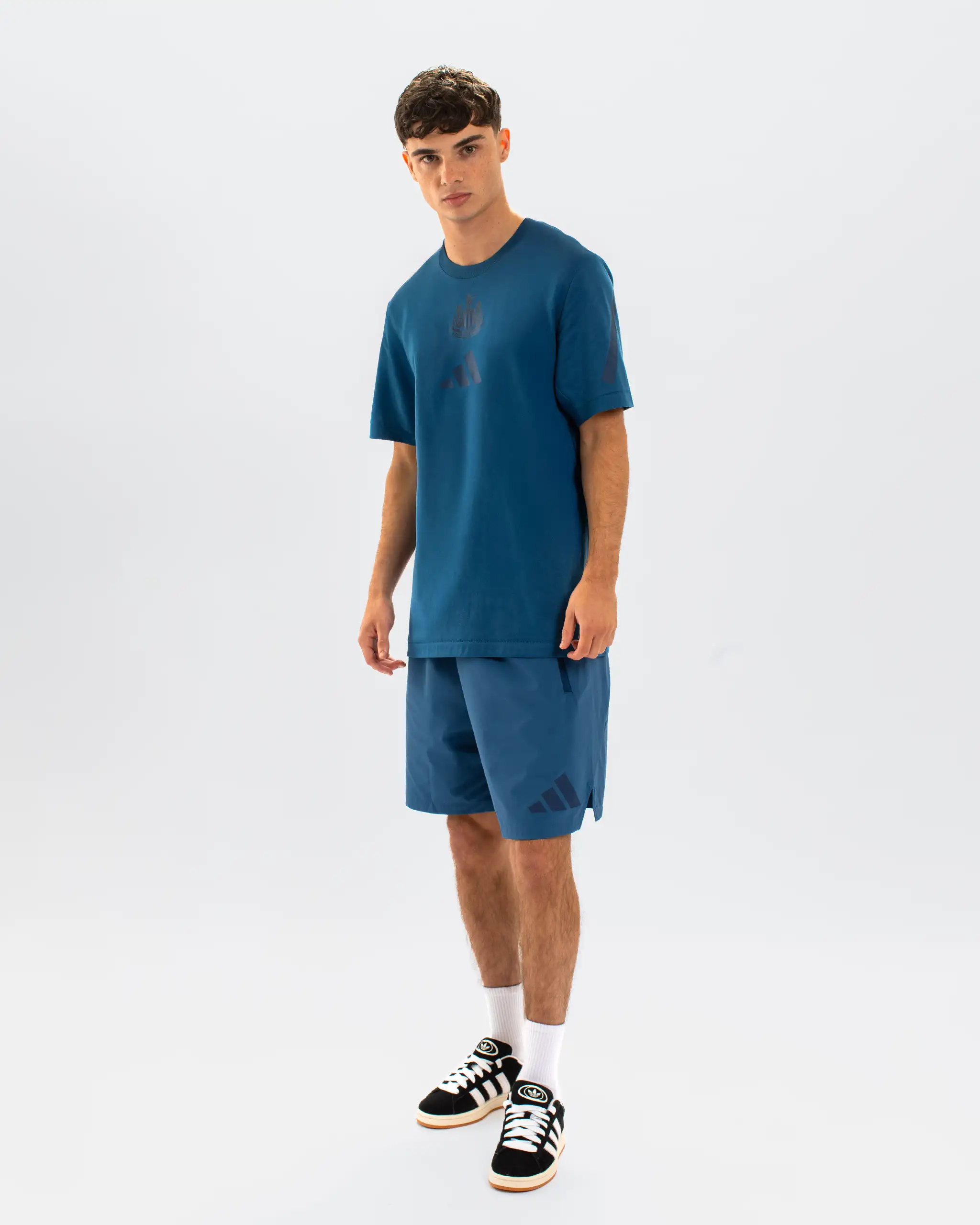 Newcastle United adidas Z.N.E Men's Dusky Petrol T-Shirt - Image 6