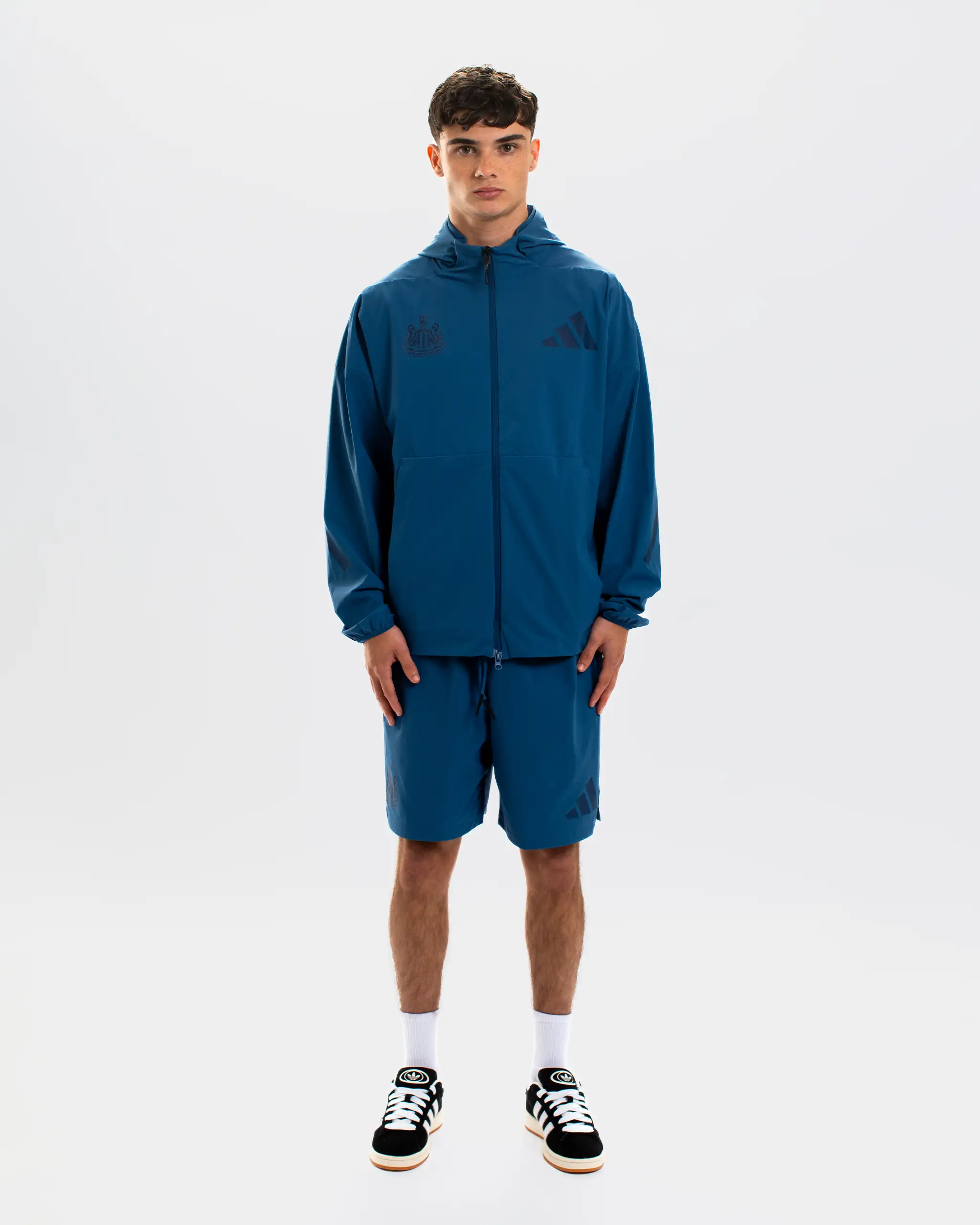 Newcastle United adidas Z.N.E Men's Dusky Petrol Track Top - Image 8