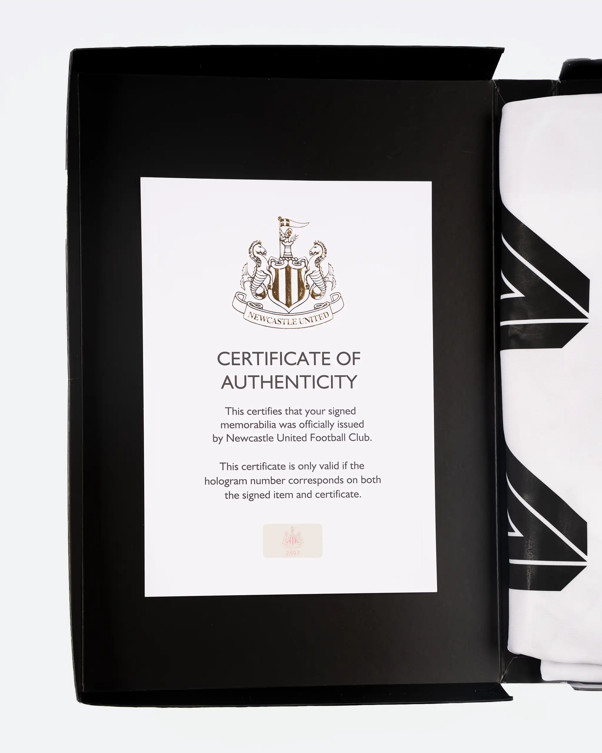 Newcastle United BARNES 25/26 Boxed Home Signed Shirt - Image 2