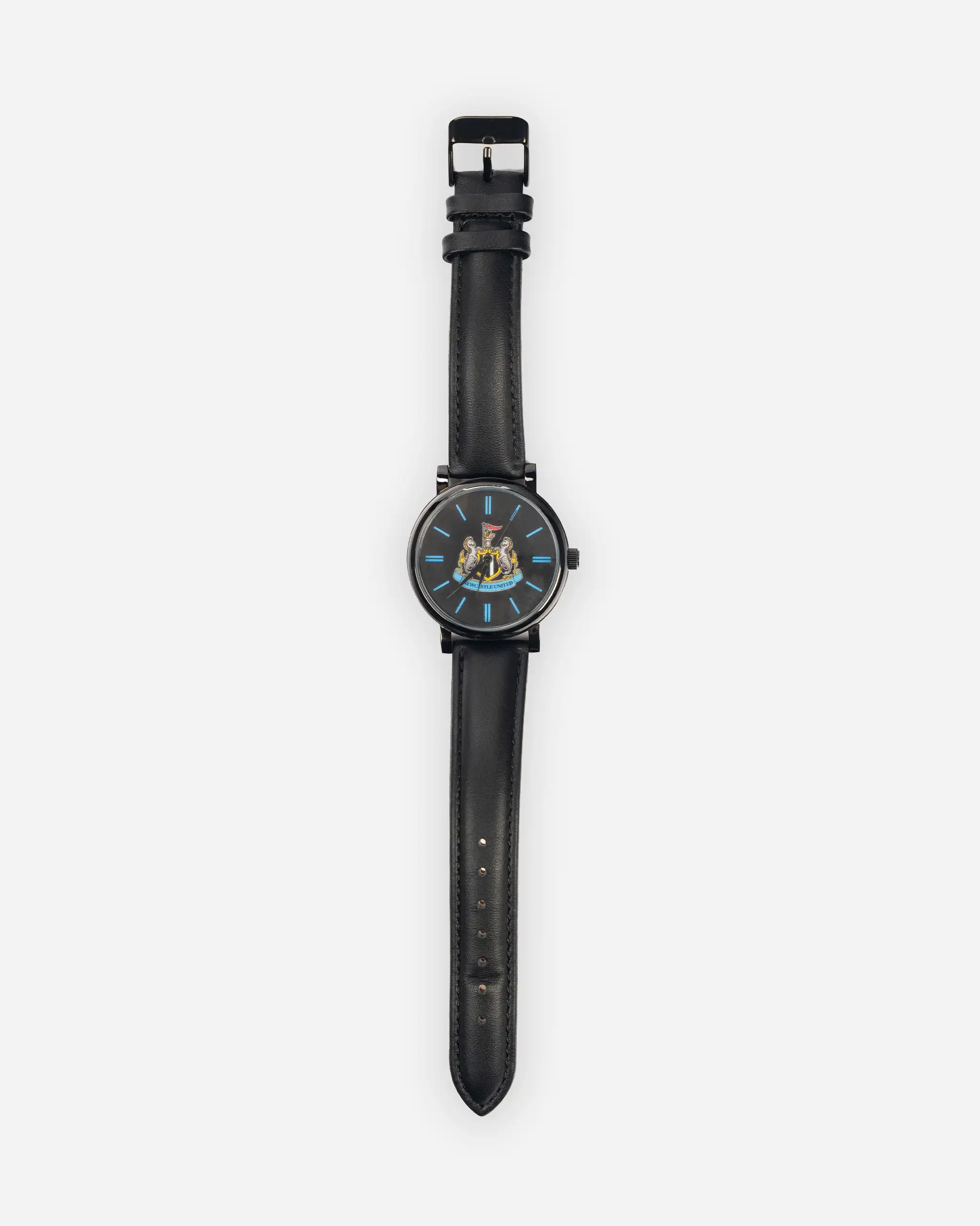 Newcastle United Black Leather Watch - Image 3