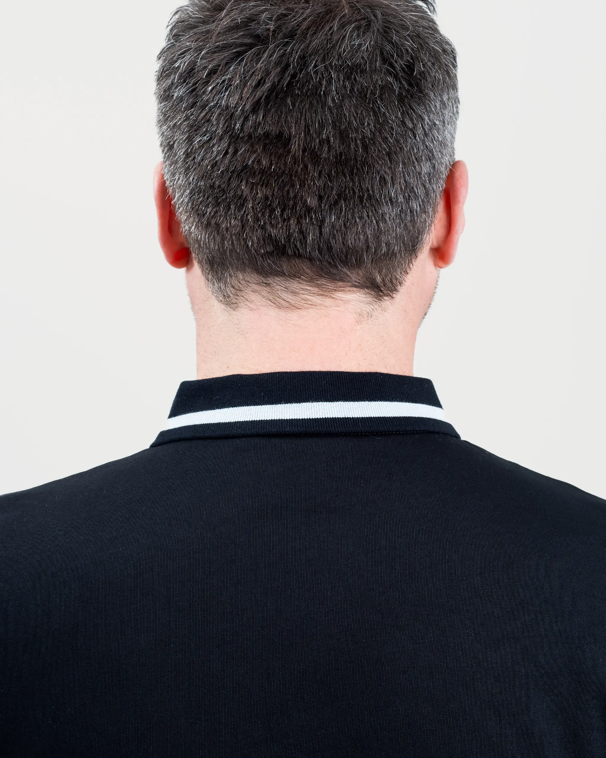 Newcastle United Black Tipped Polo Shirt - Image 3