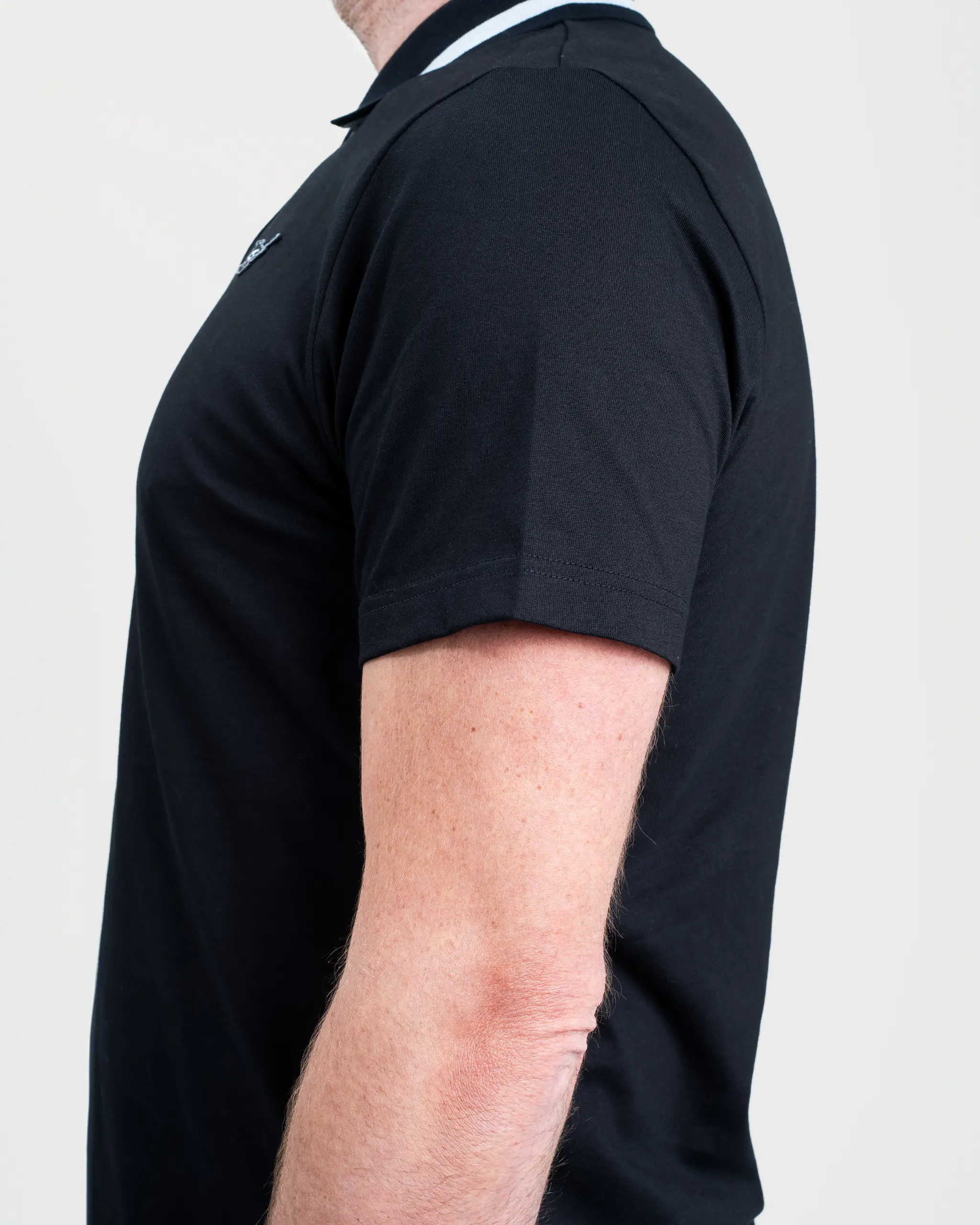 Newcastle United Black Tipped Polo Shirt - Image 4