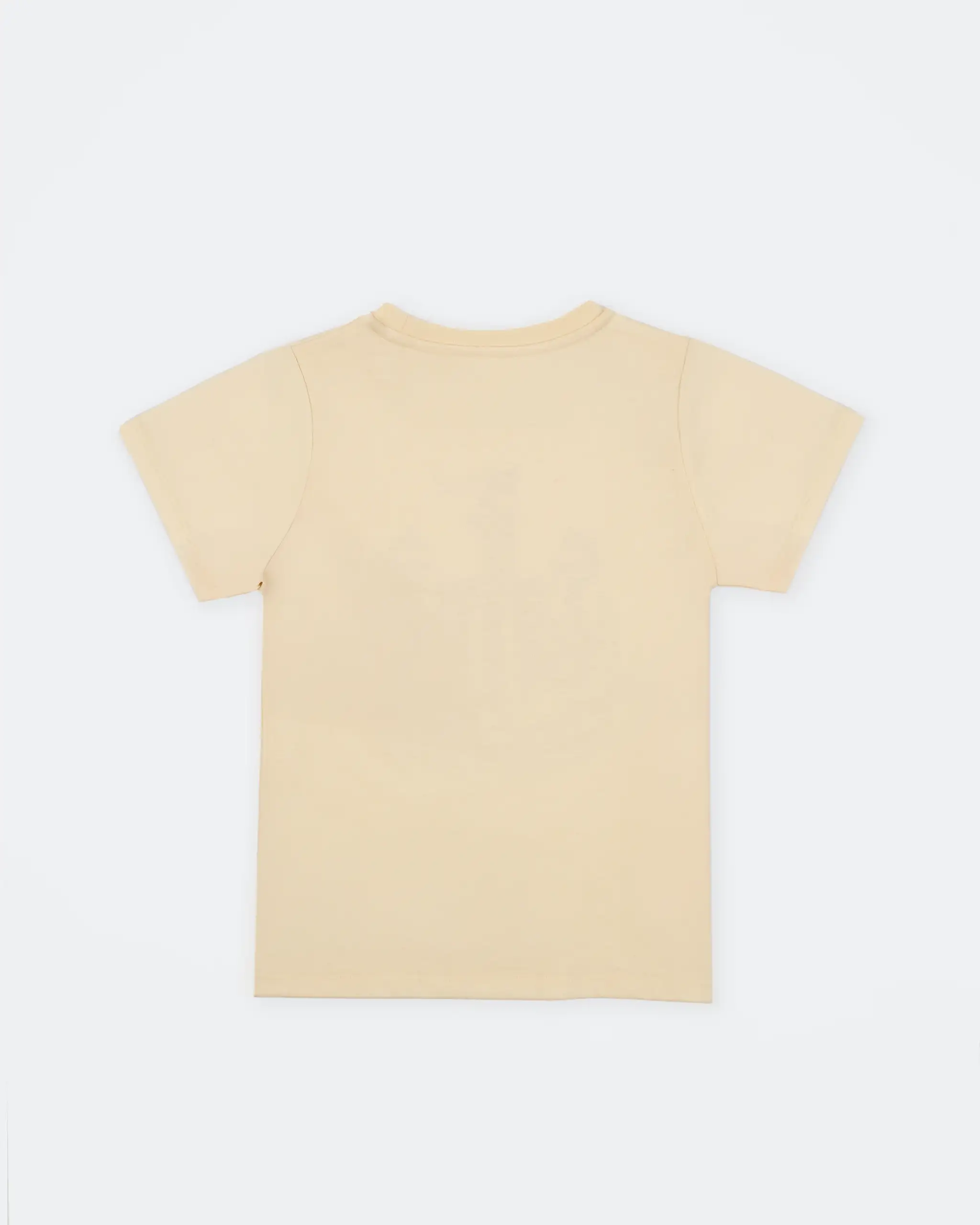 Newcastle United Girl's Cream T-Shirt With Lilac Shimmer Crest - Image 3