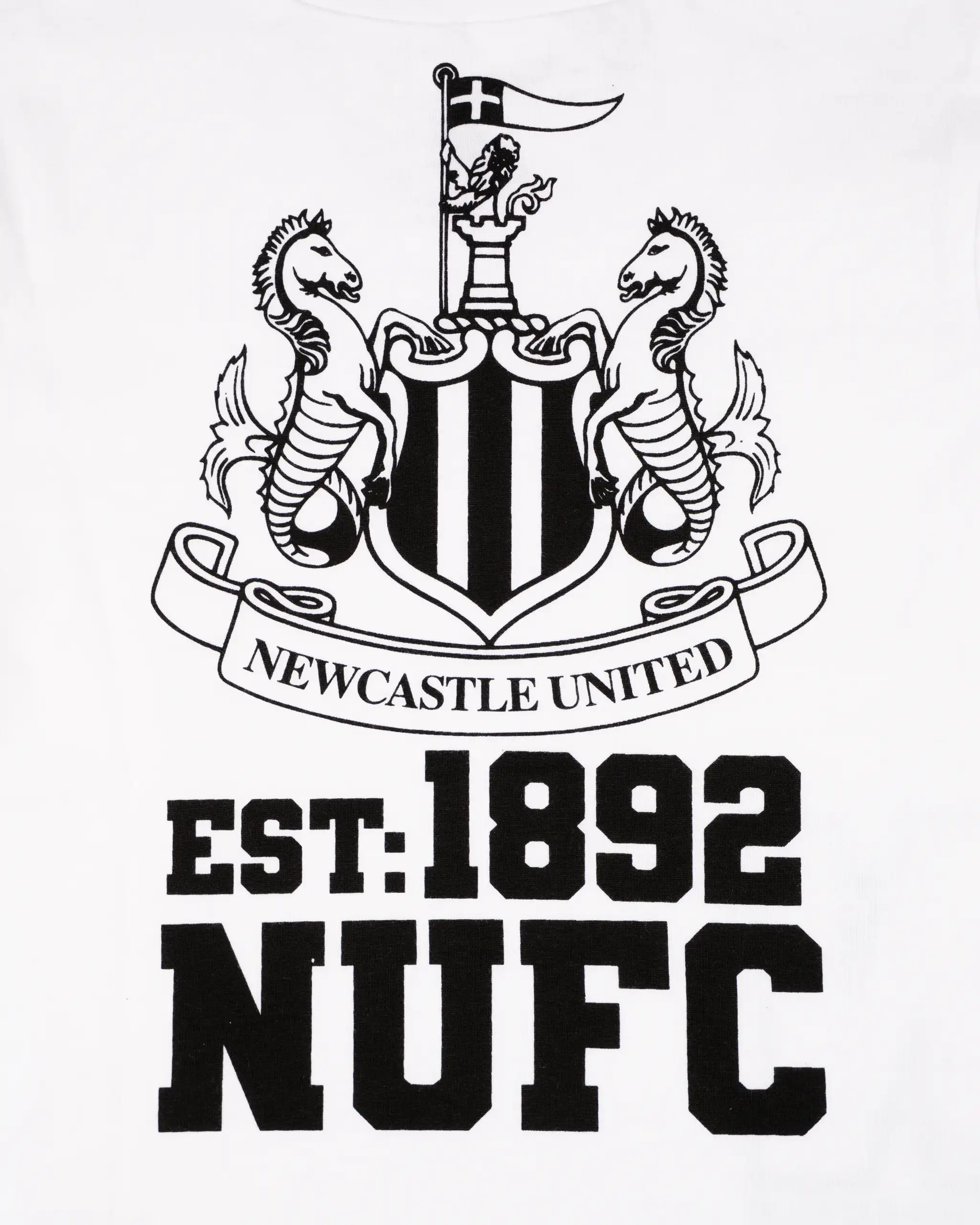 Newcastle United Kids' 1892 White T-Shirt - Image 3