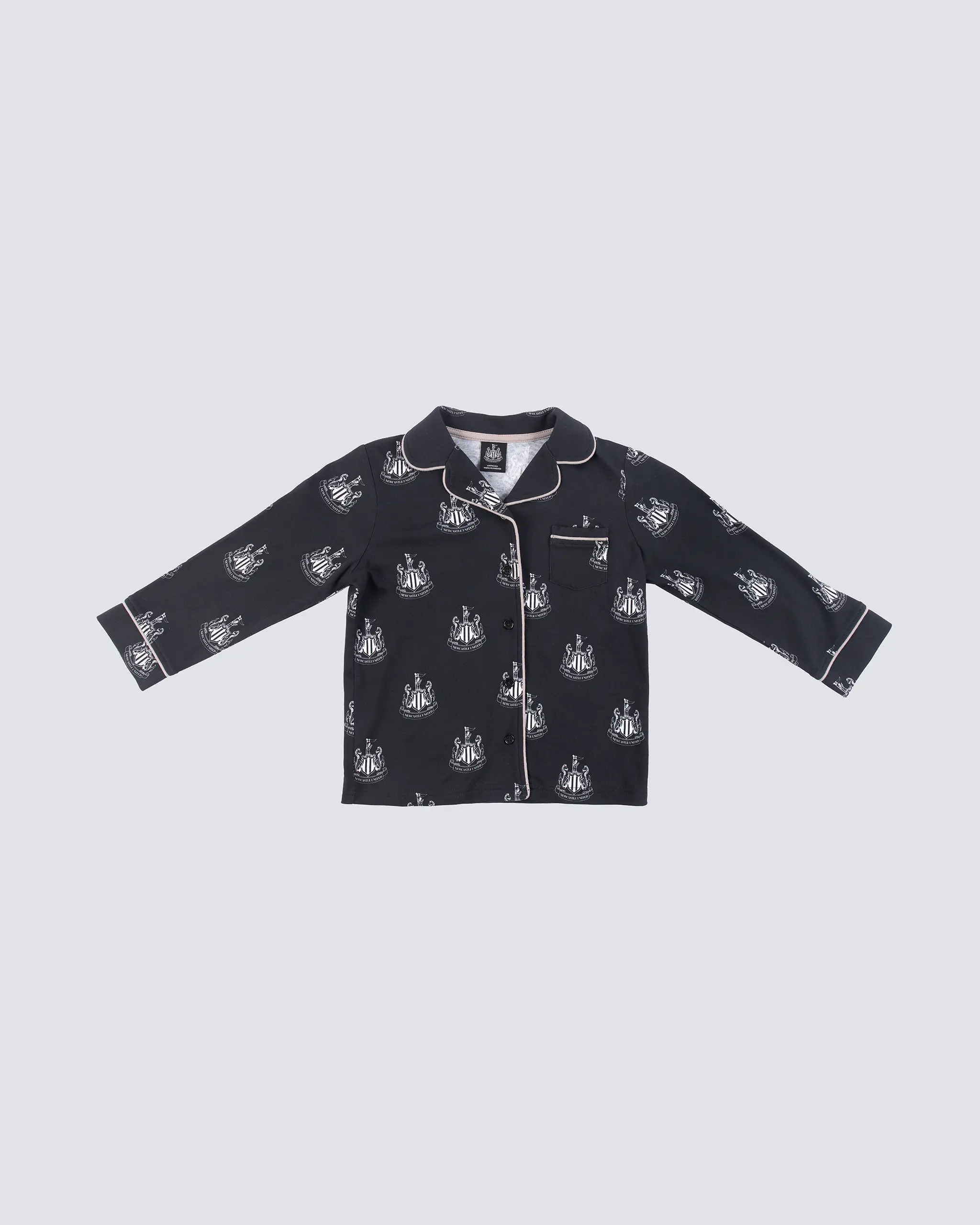 Newcastle United Kid's Black Crest Pyjama Set - Image 3