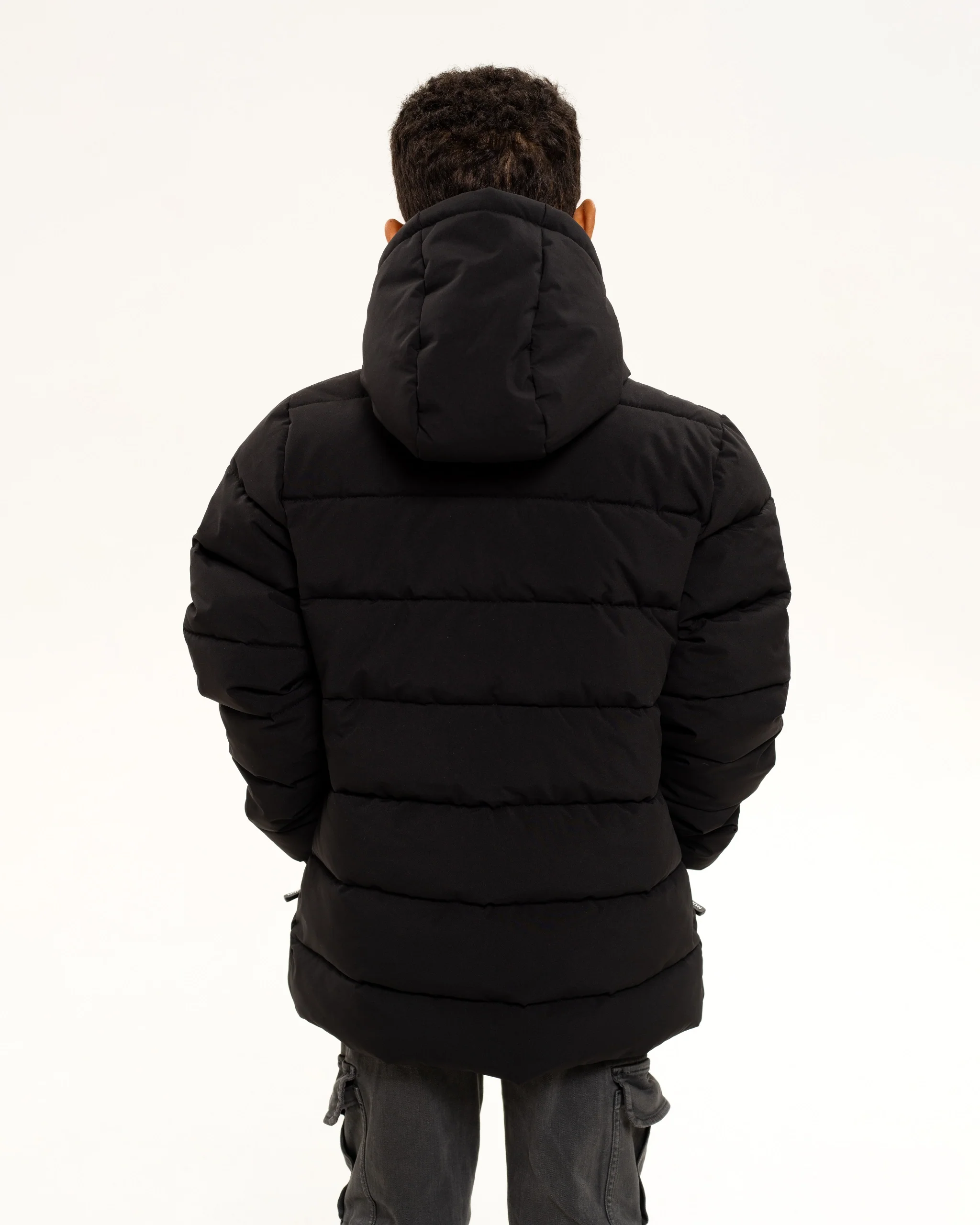 Newcastle United Kids' Black Puffer Jacket - Image 4