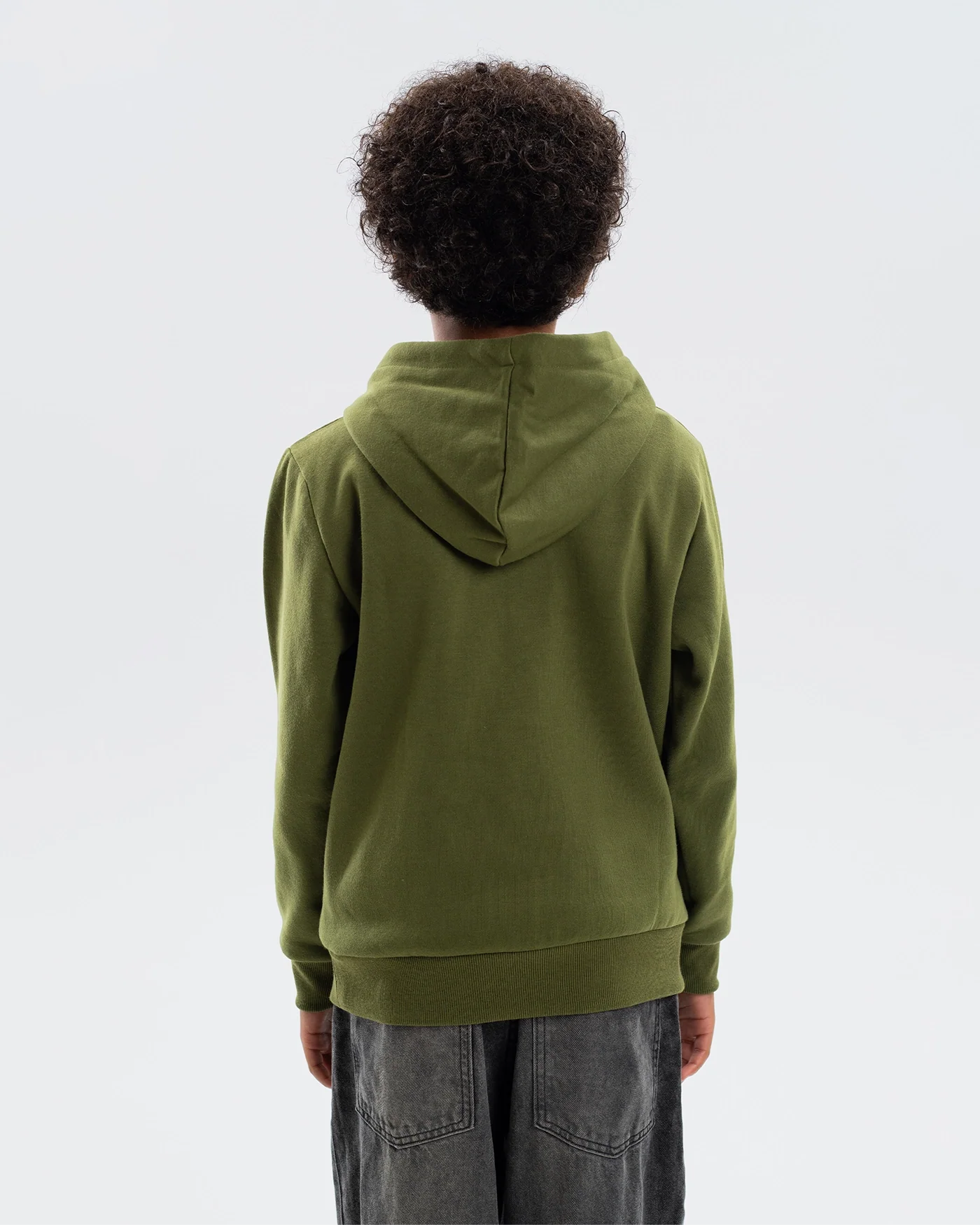 Newcastle United Kids' Essentials Range Khaki Hoodie - Image 3