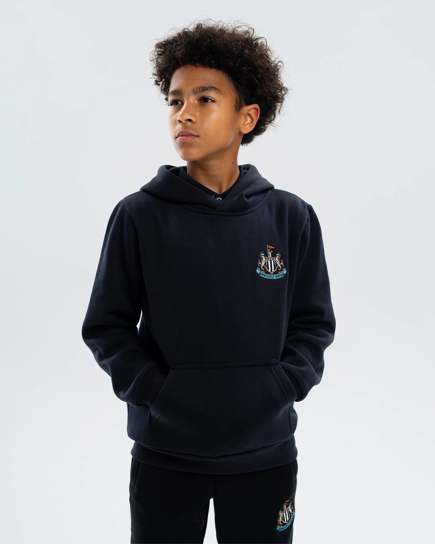 Newcastle United Kids' Essentials Range Navy Hoodie - Image 6