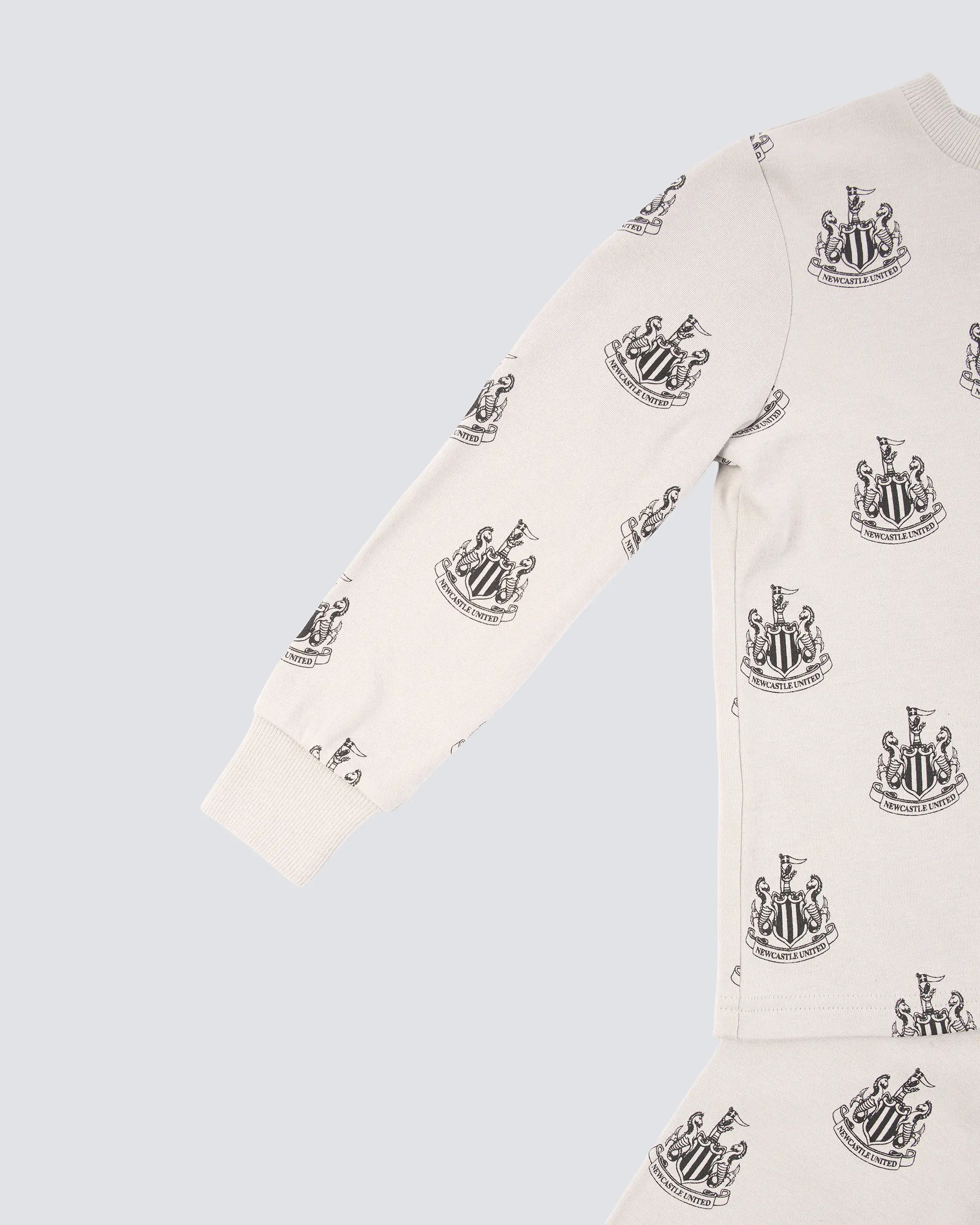 Newcastle United Kids' Grey Crest Pyjama Set - Image 7