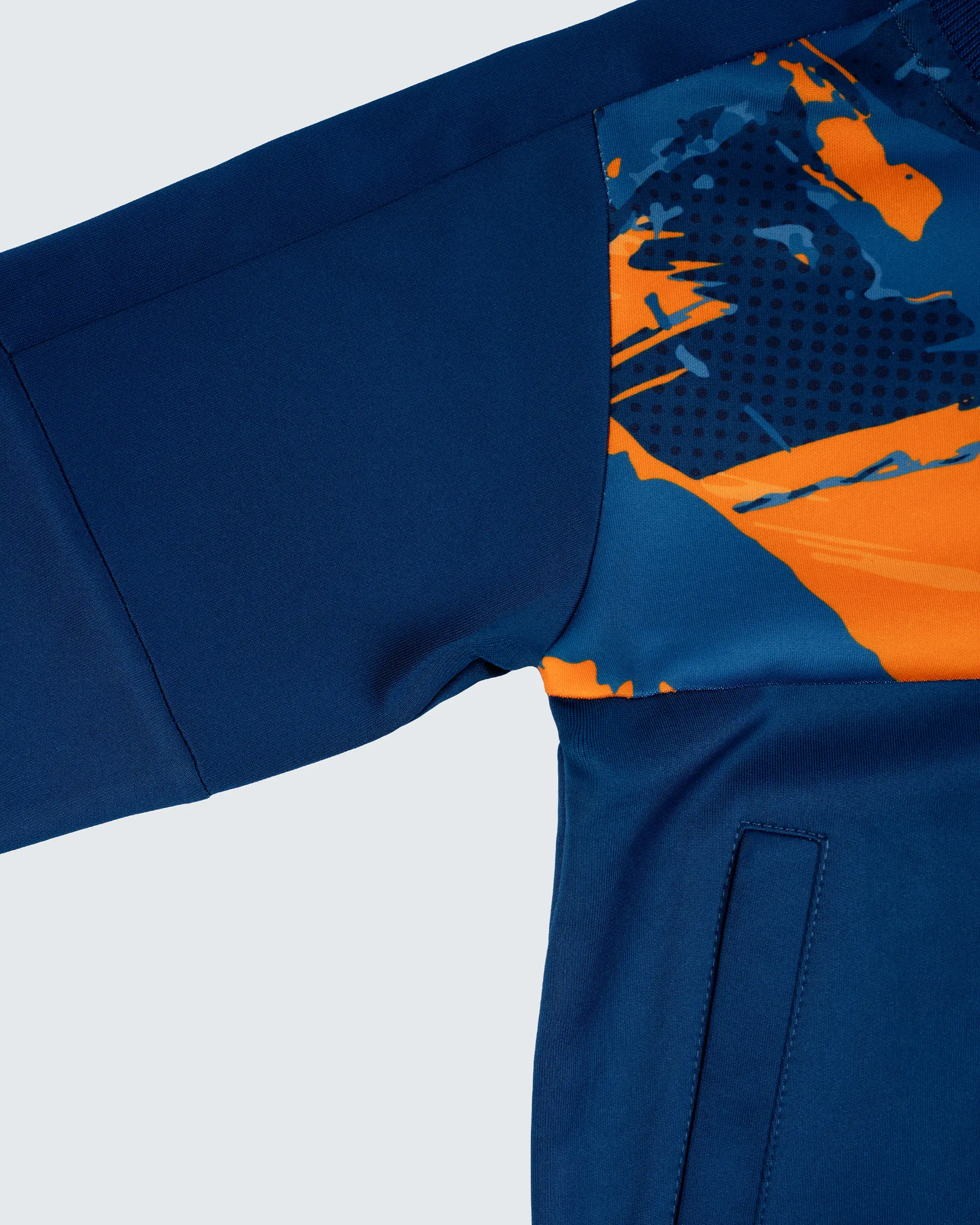 Newcastle United Kids' Navy & Orange Camo Track Jacket - Image 5