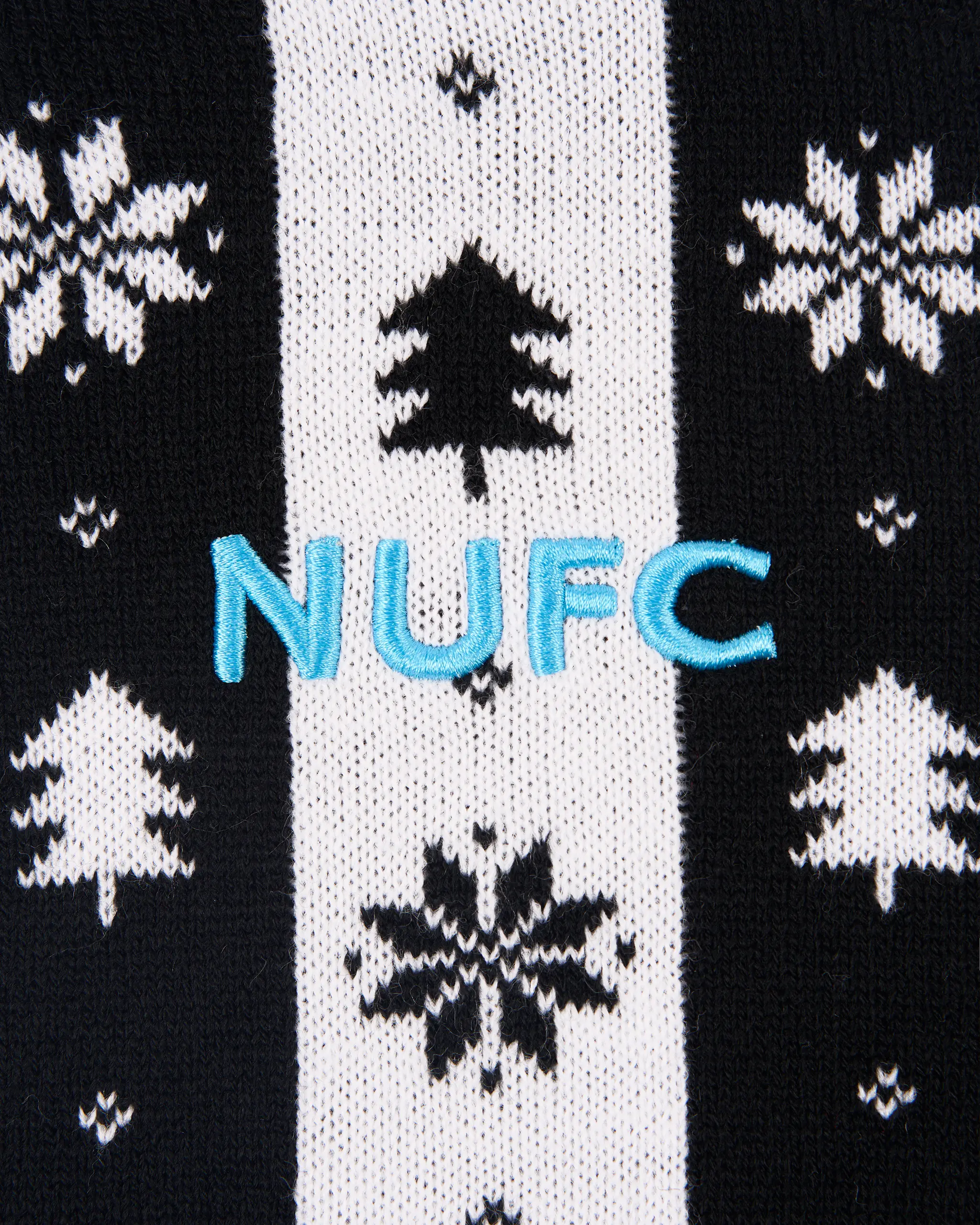 Newcastle United Kids Striped Christmas Jumper - Image 6