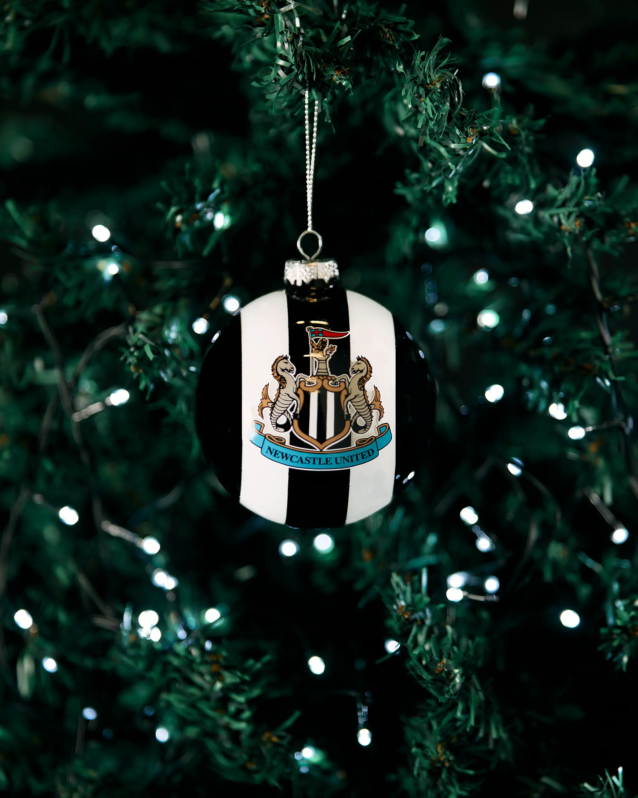 Newcastle United Large Christmas Bauble
