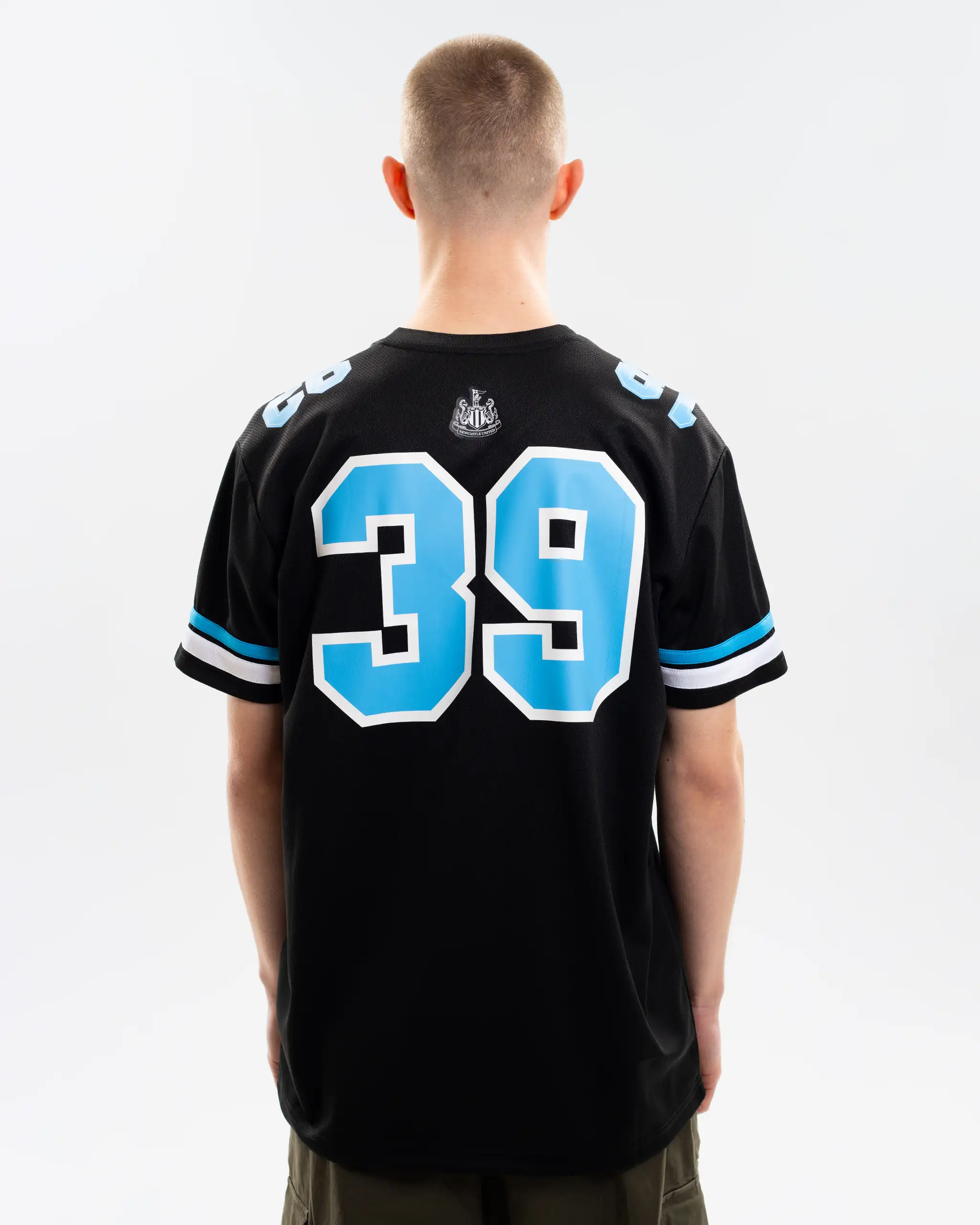 Newcastle United Men's Black American Football Jersey - Image 3