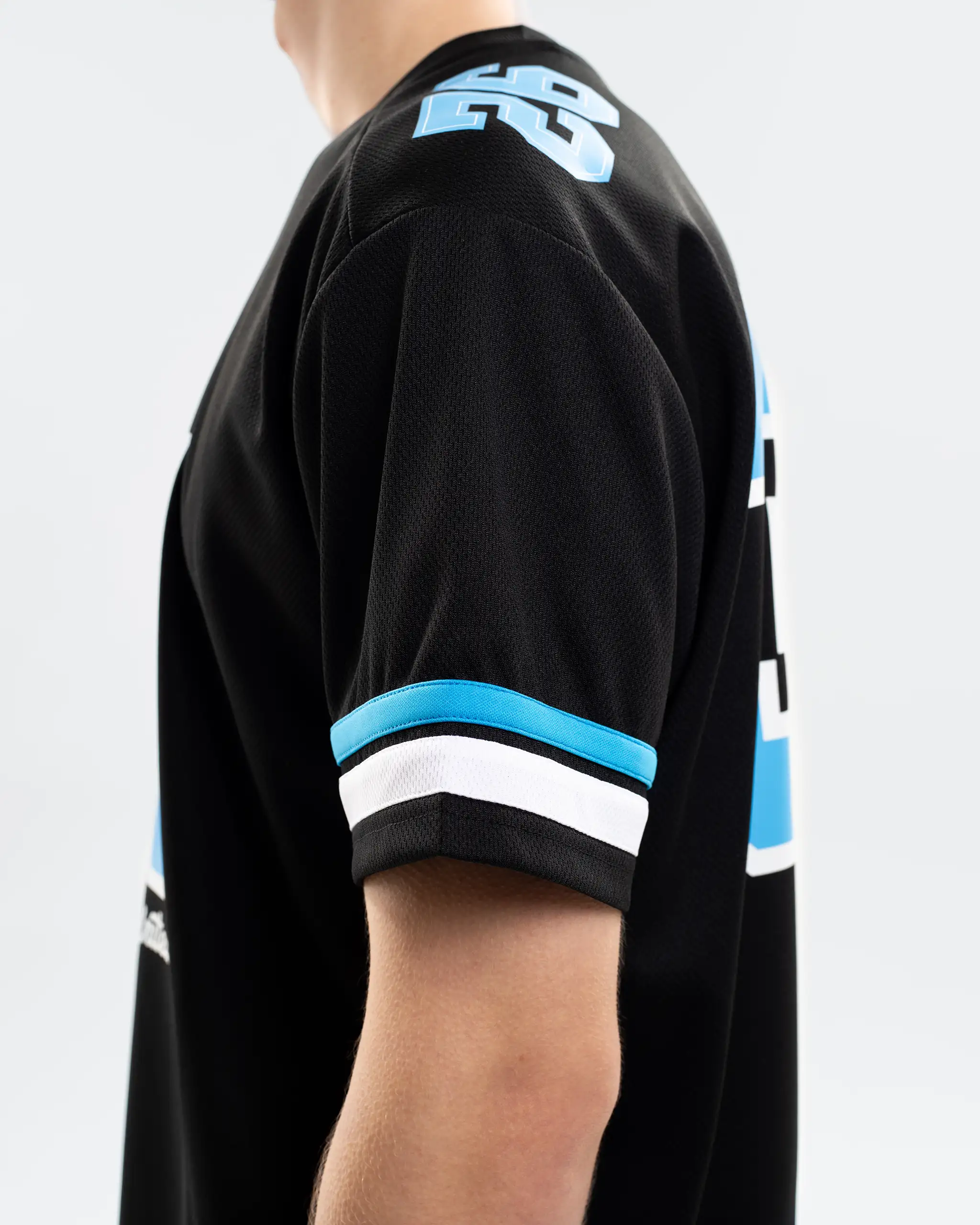 Newcastle United Men's Black American Football Jersey - Image 5
