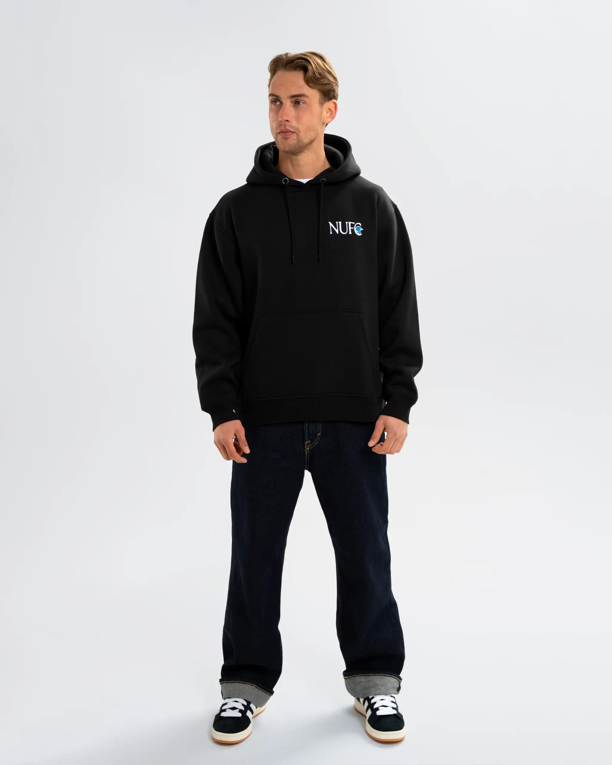Newcastle United Men's Black Magpie Hoodie - Image 6