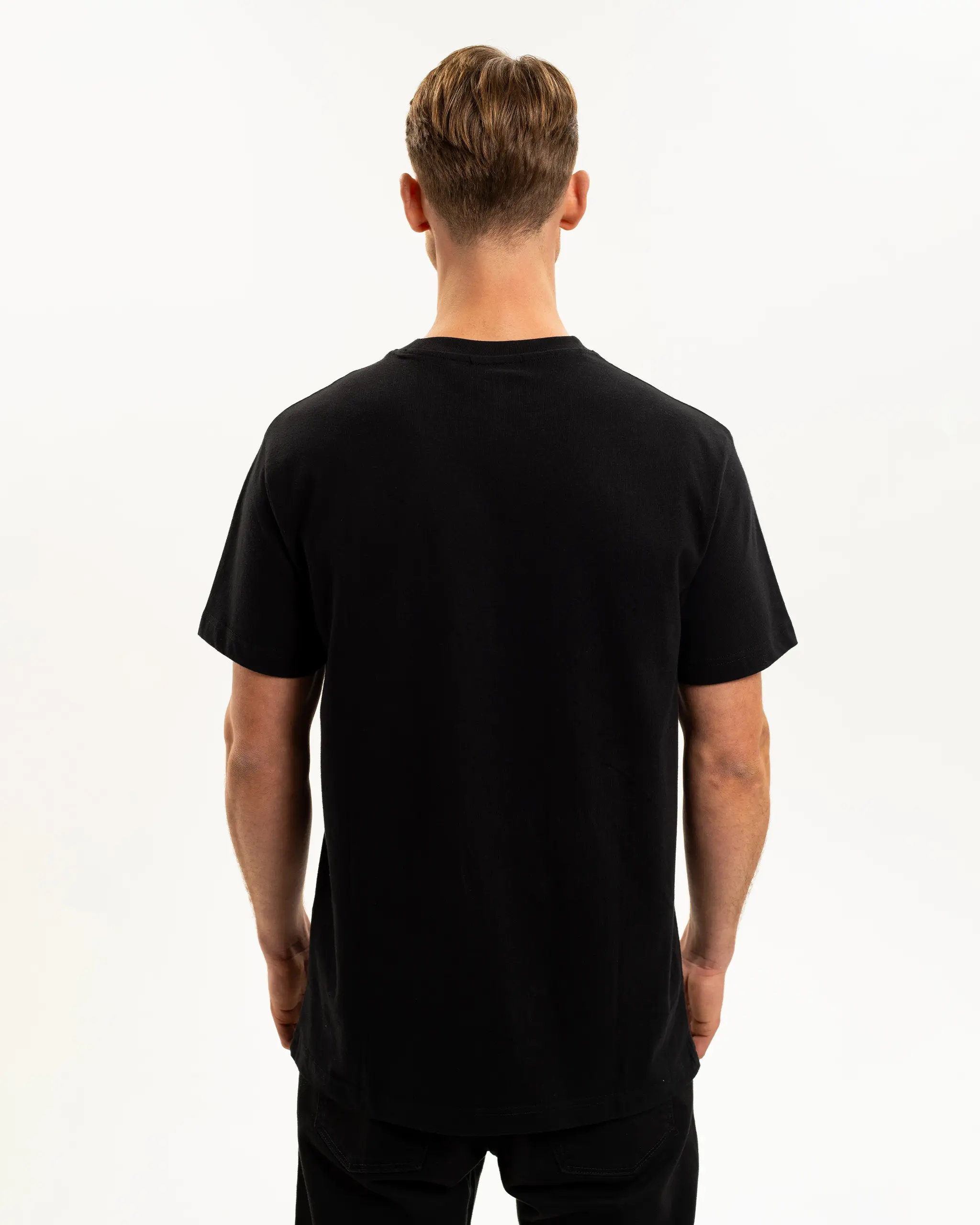 Newcastle United Men's Black Pocket Detailed T-Shirt - Image 3