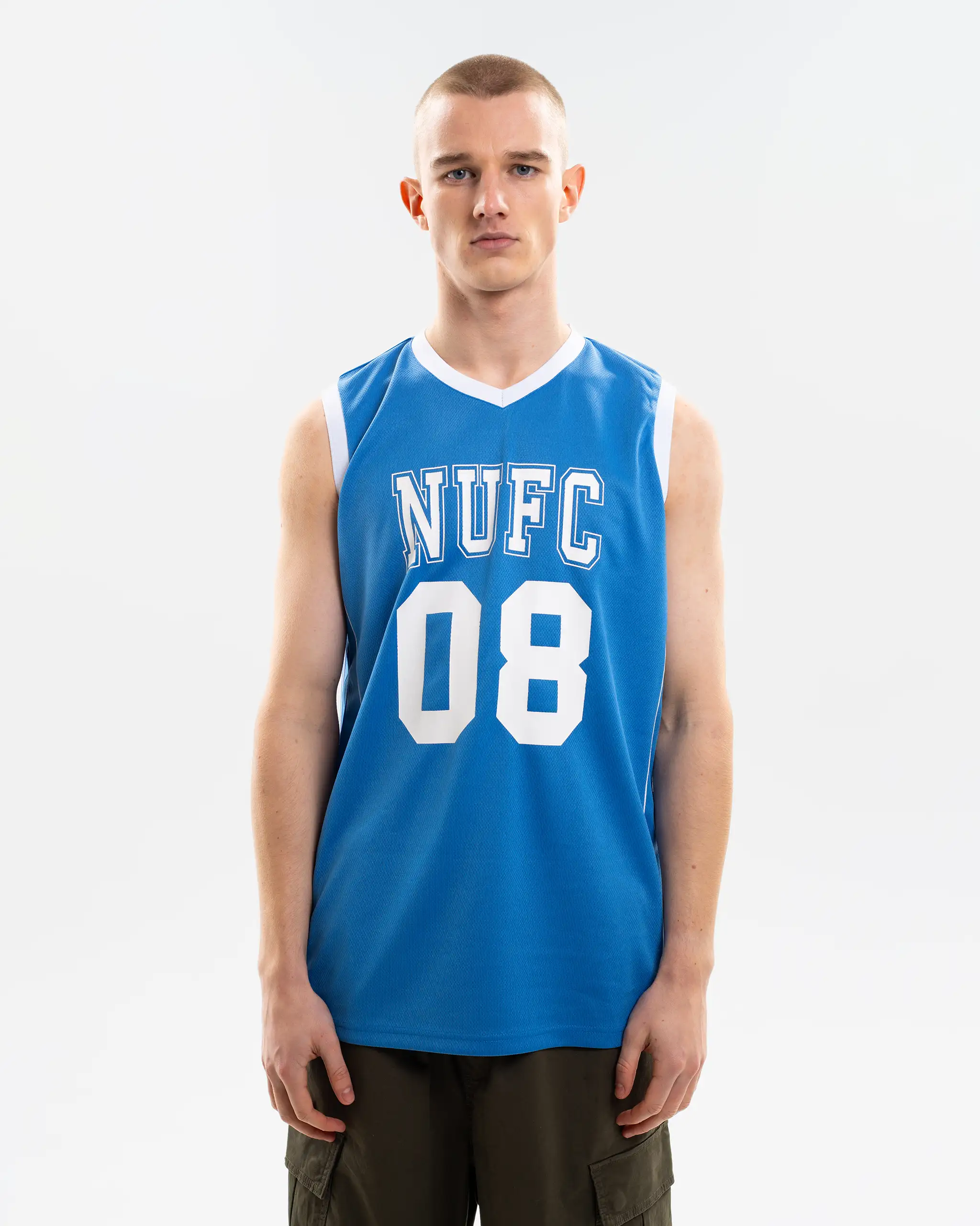 Newcastle United Men's Blue Basketball Vest