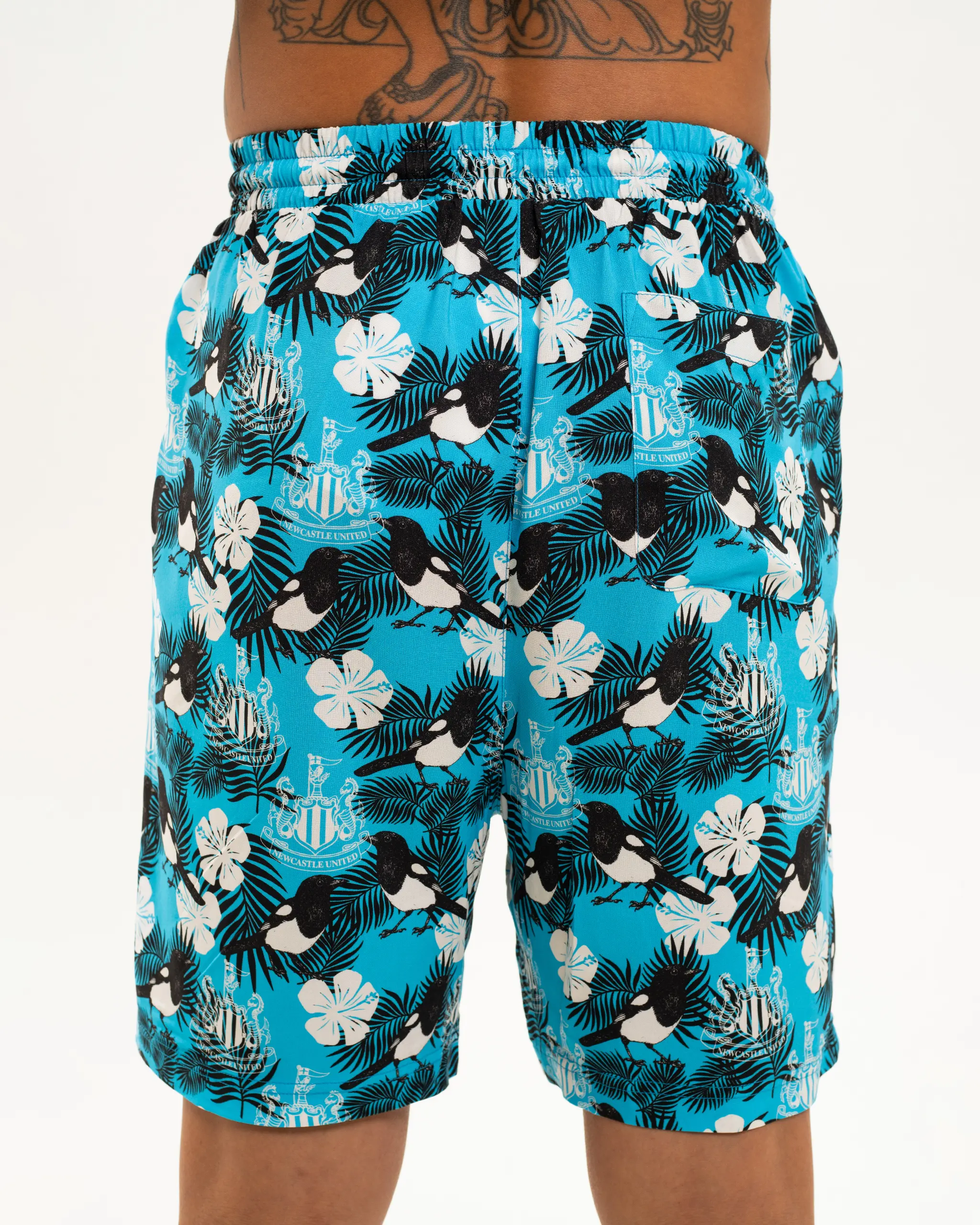 Newcastle United Men's Blue Magpie Holiday Shorts - Image 4