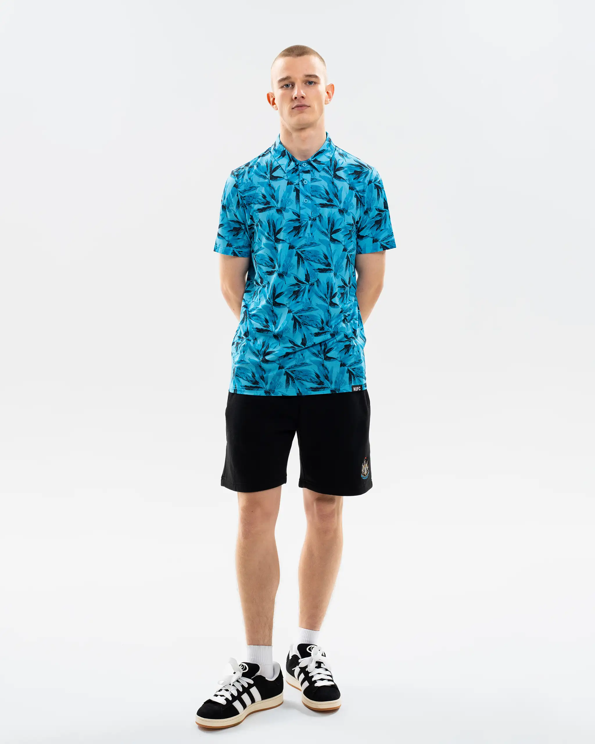 Newcastle United Men's Blue Summer Polo Shirt - Image 5