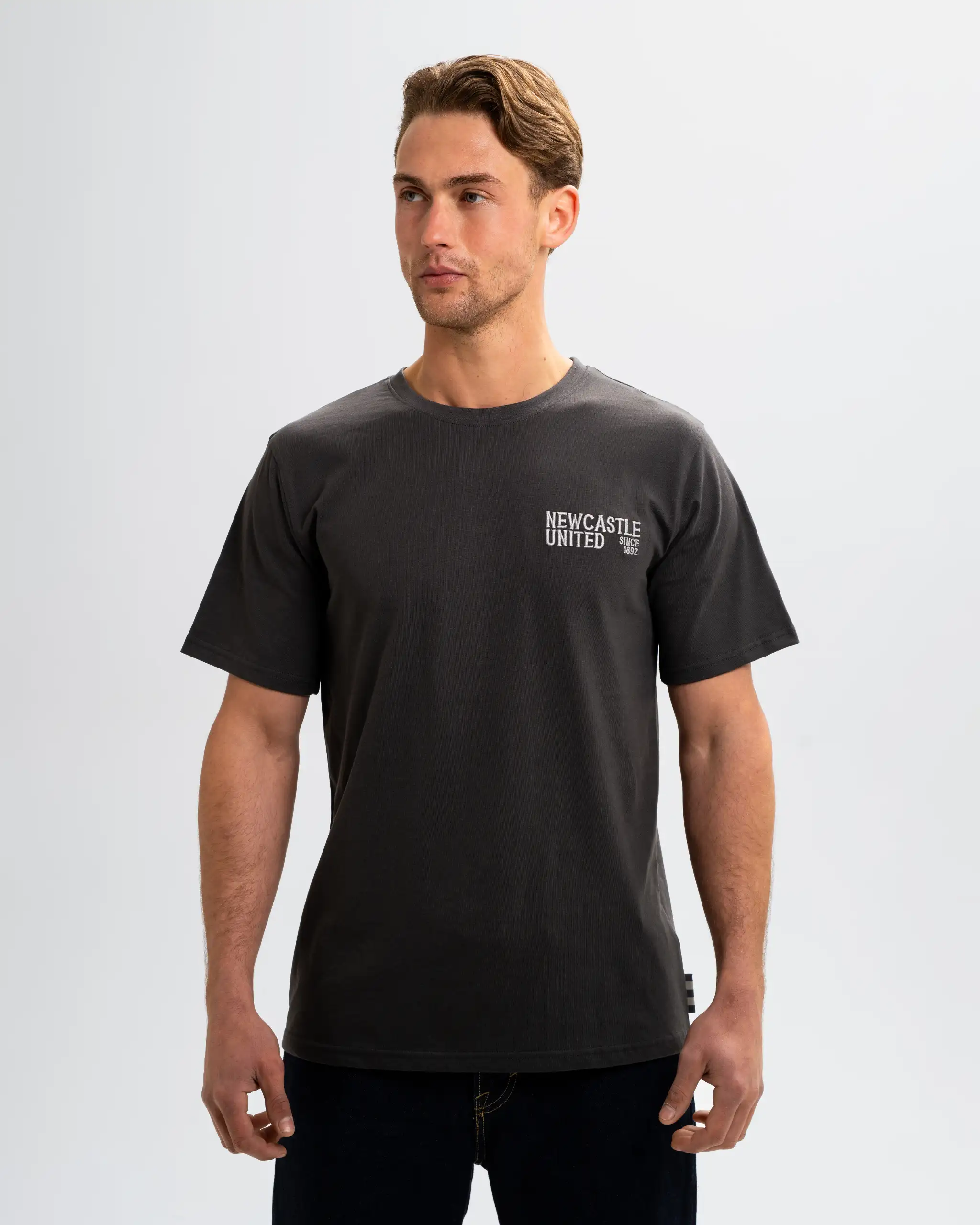 Newcastle United Men's Charcoal Magpies T-Shirt