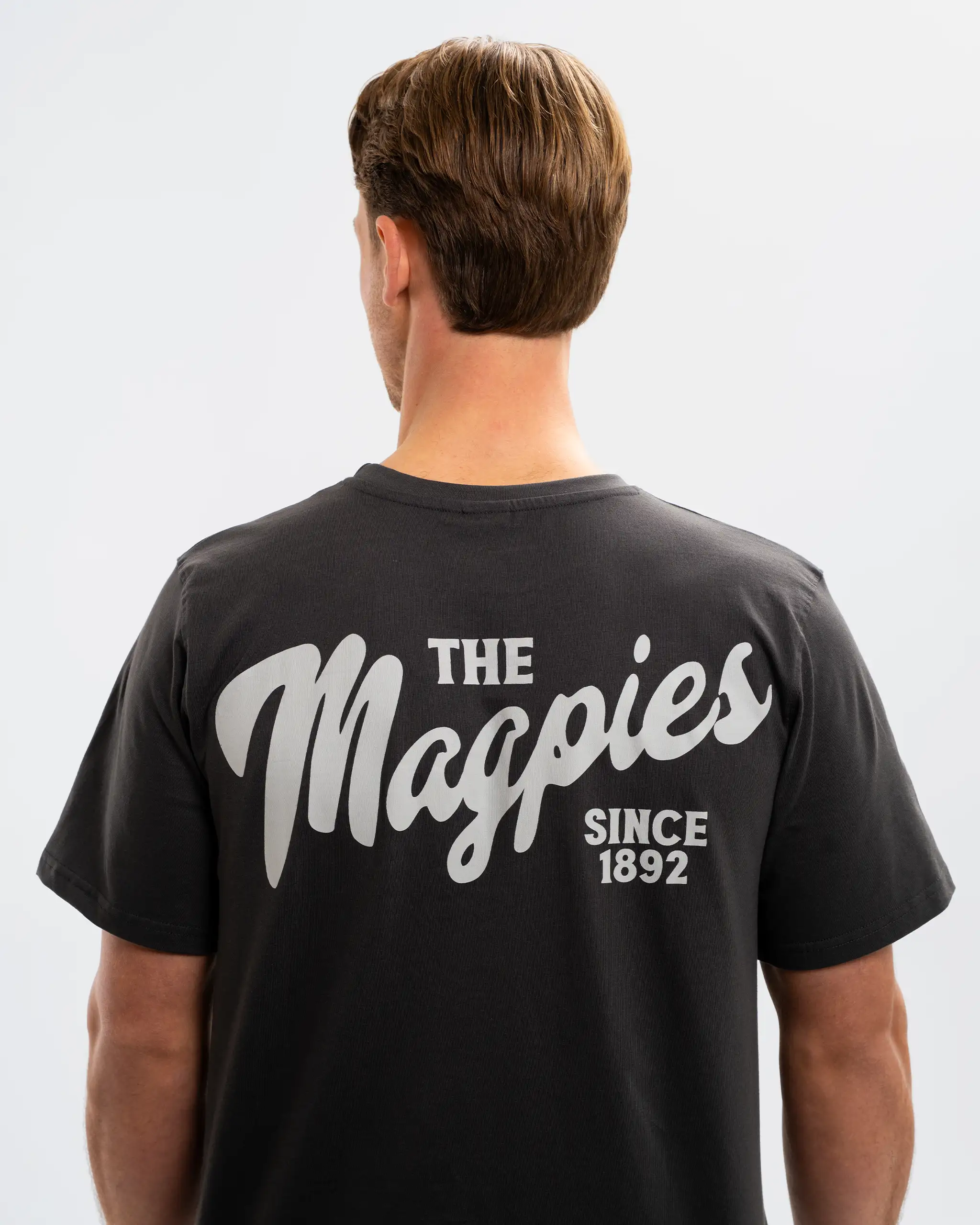 Newcastle United Men's Charcoal Magpies T-Shirt - Image 5
