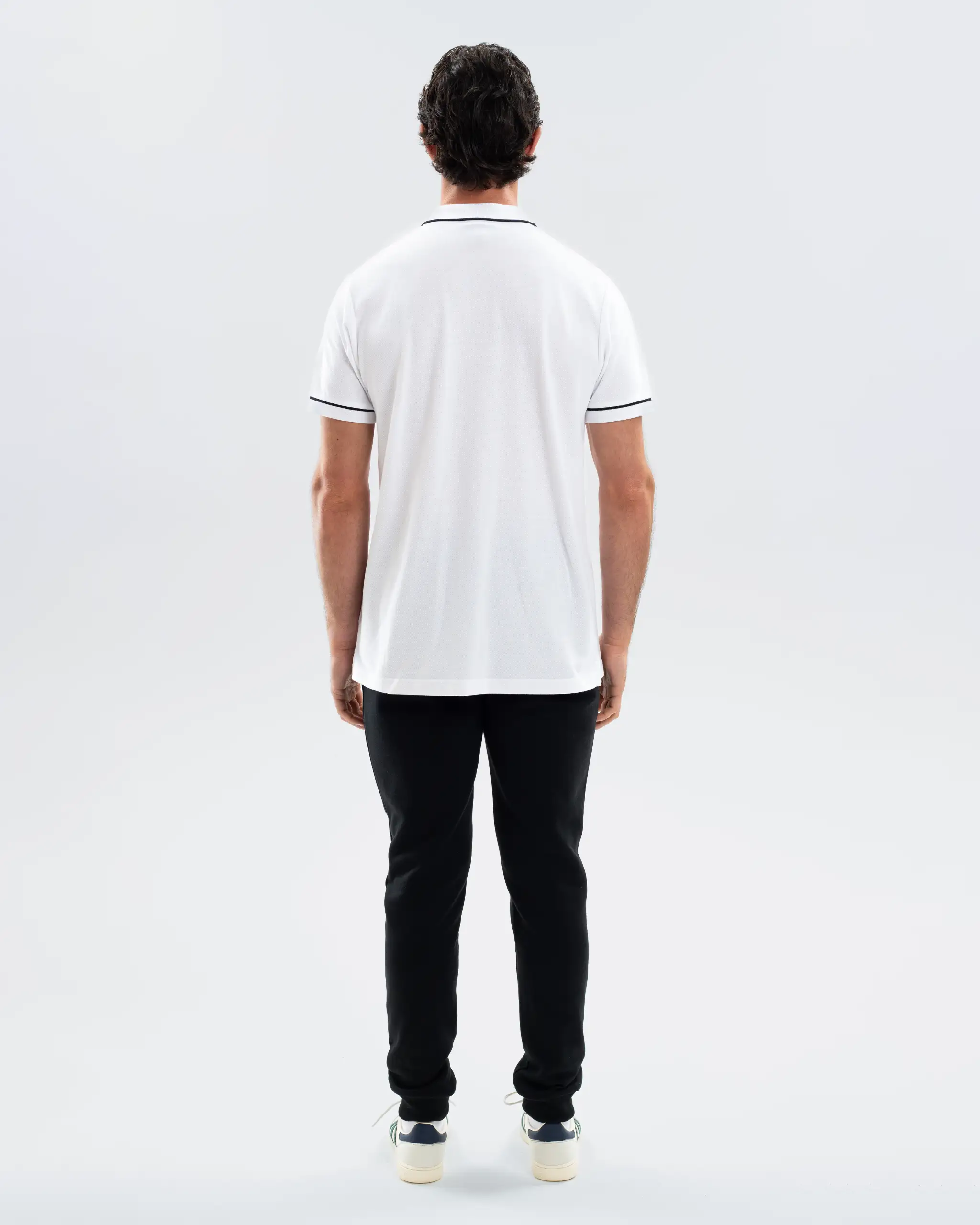 Newcastle United Men's Essentials Range White Polo Shirt - Image 5