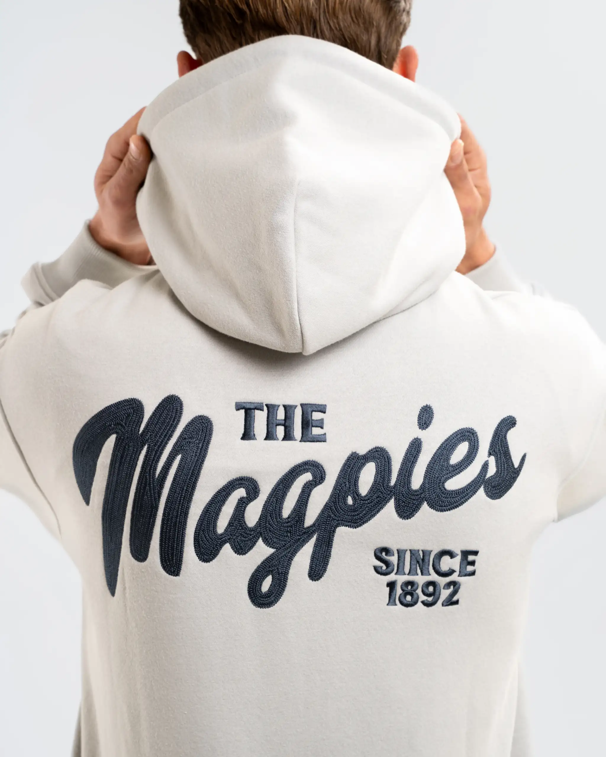 Newcastle United Men's Grey Magpies Zip Up Hoodie - Image 2
