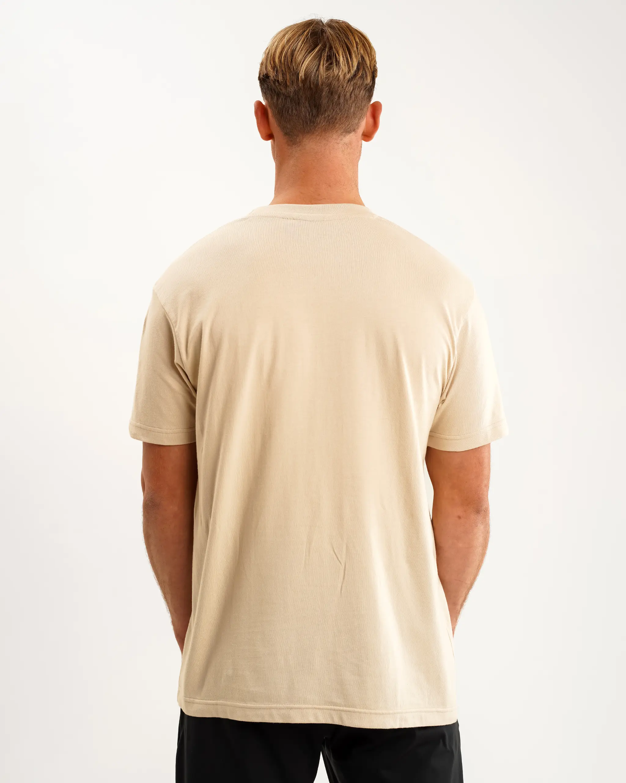 Newcastle United Men's Oat Terrace Crest T-Shirt - Image 3