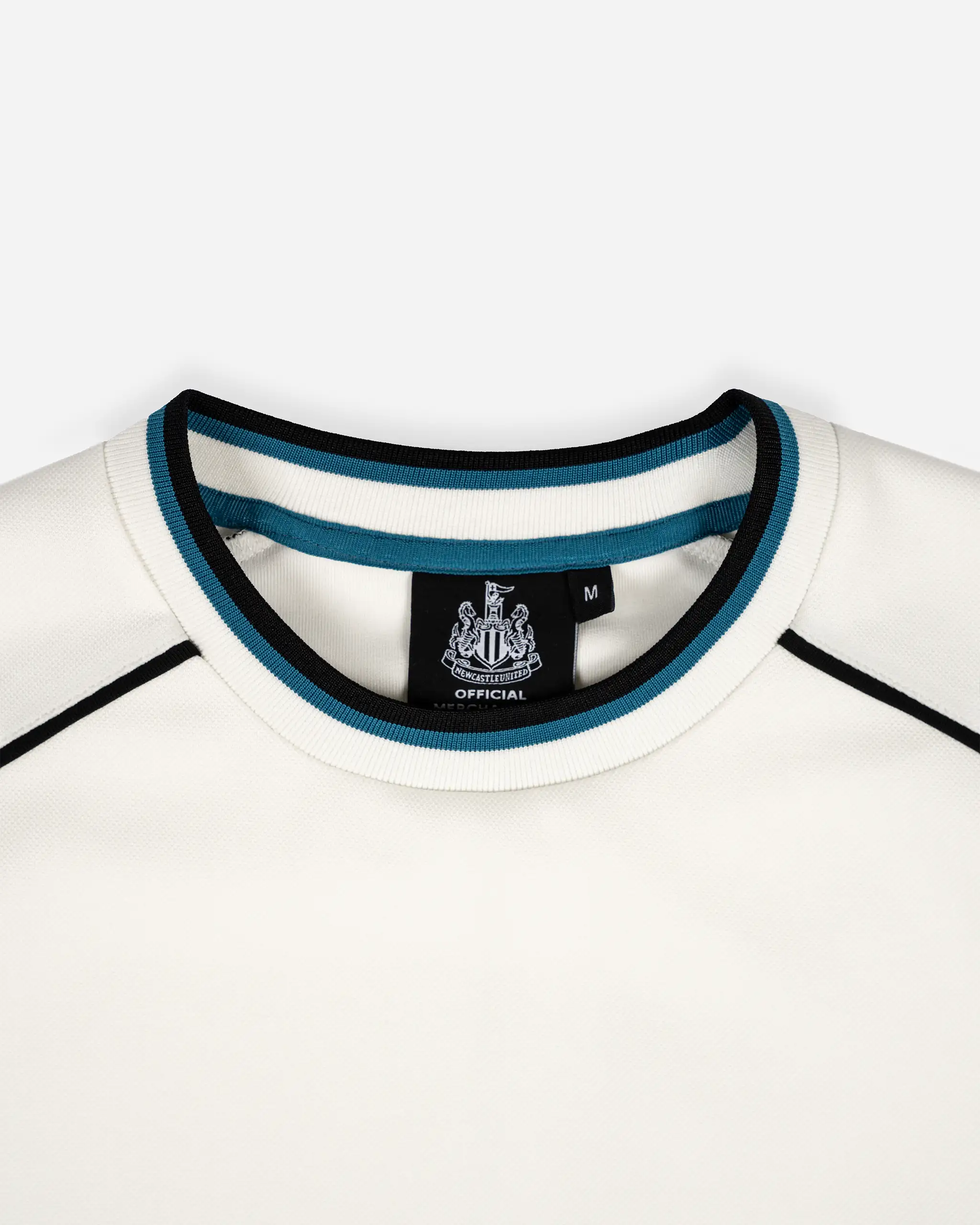 Newcastle United Men's White Raglan Smart T-Shirt - Image 5
